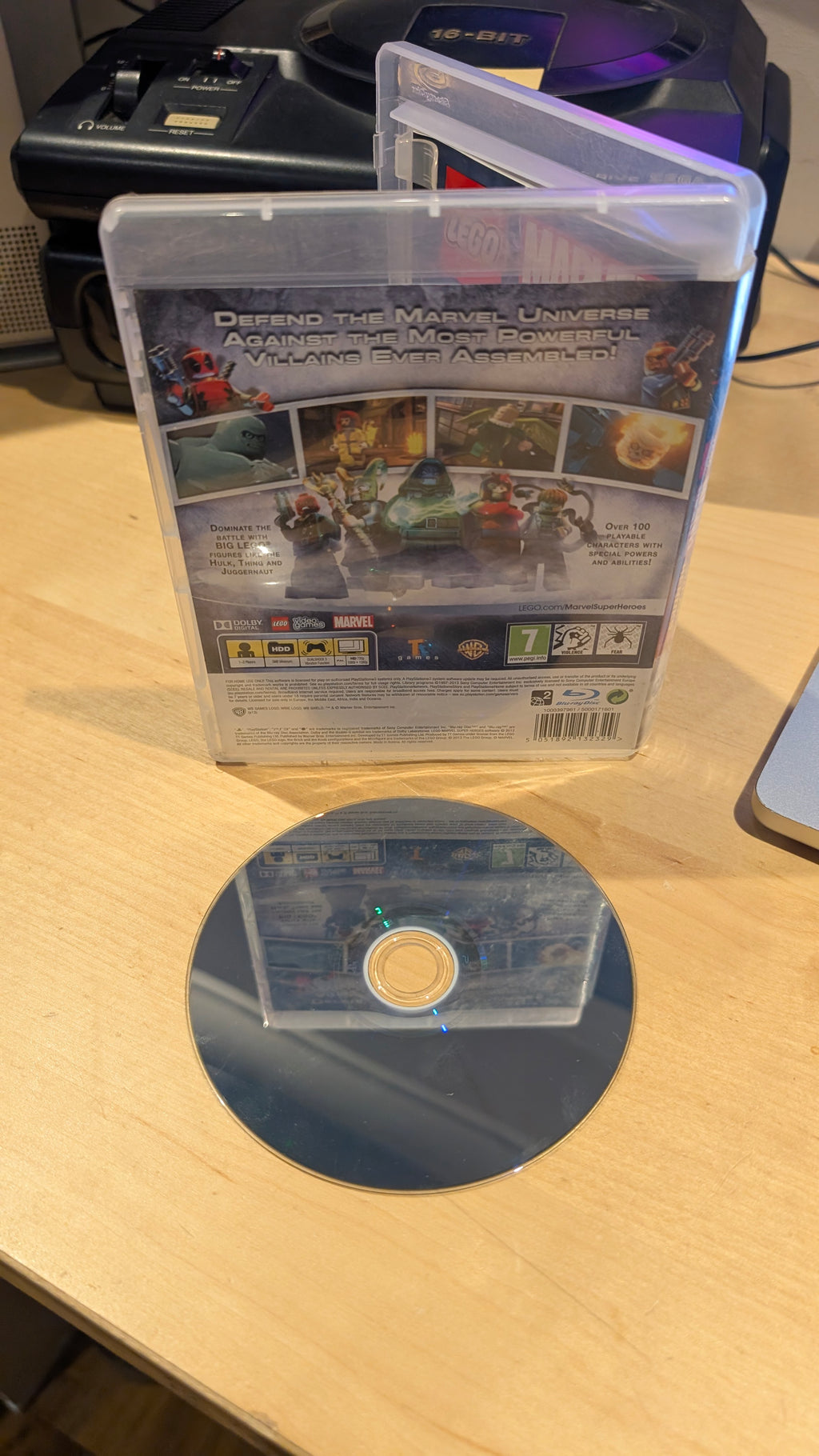Lego Marvel PS3 - CIB - Tested & Working