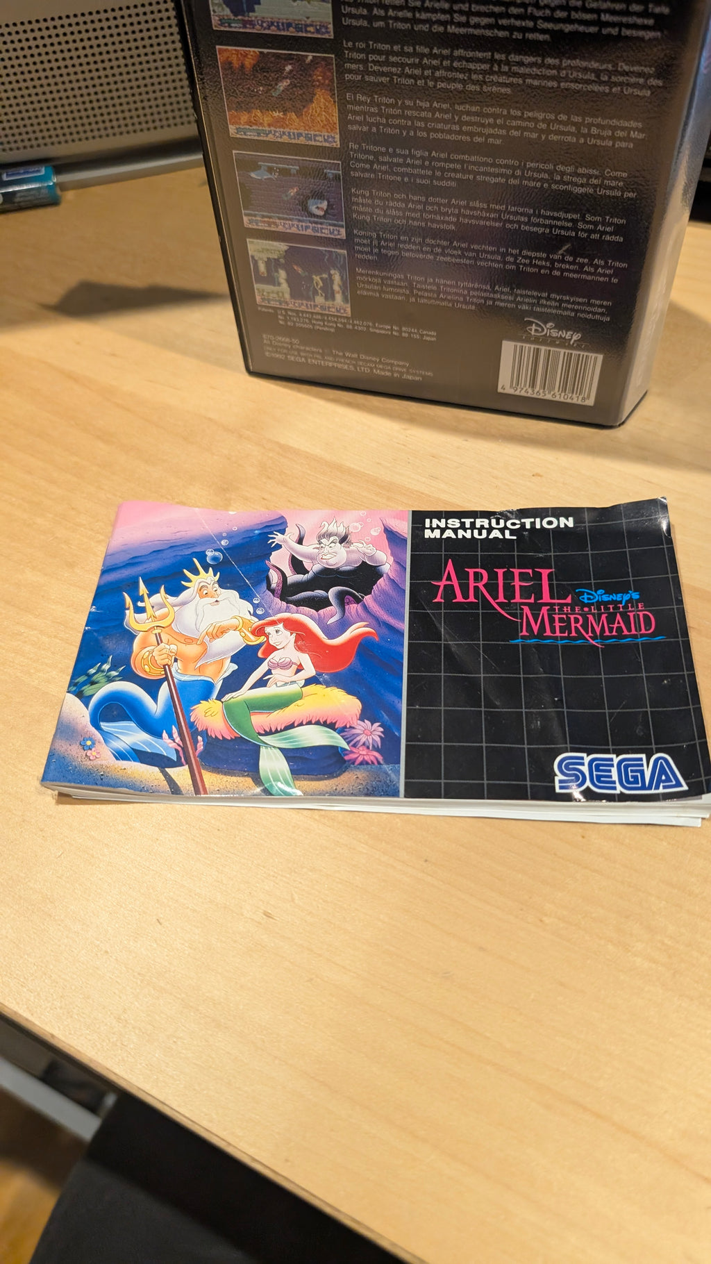 Ariel The Little Mermaid - Sega Mega Drive - CIB - VGC - Tested & Working