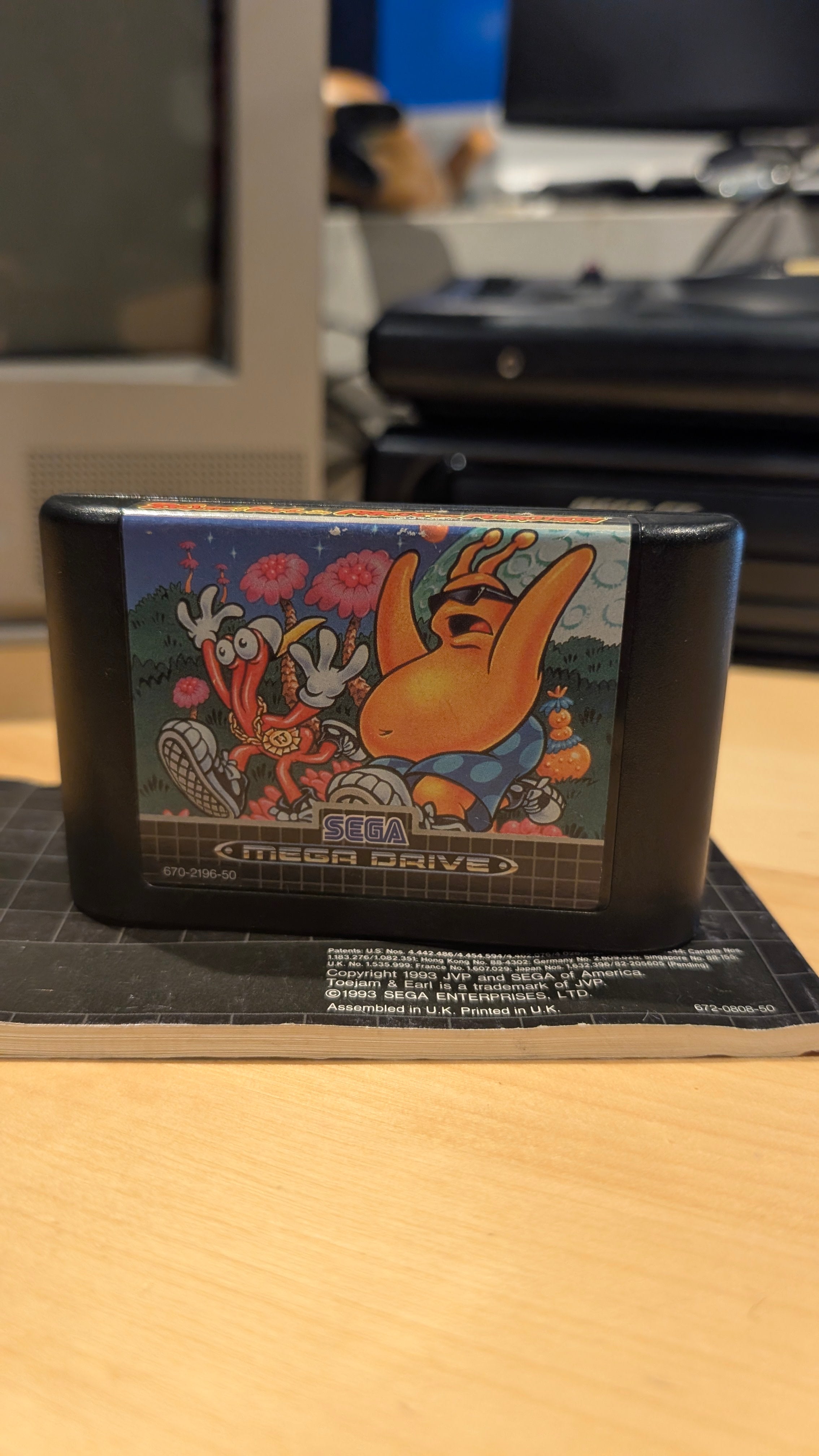 Toe Jam and Earl 2 Sega Mega Drive - Cartridge & Manual - Tested & Working