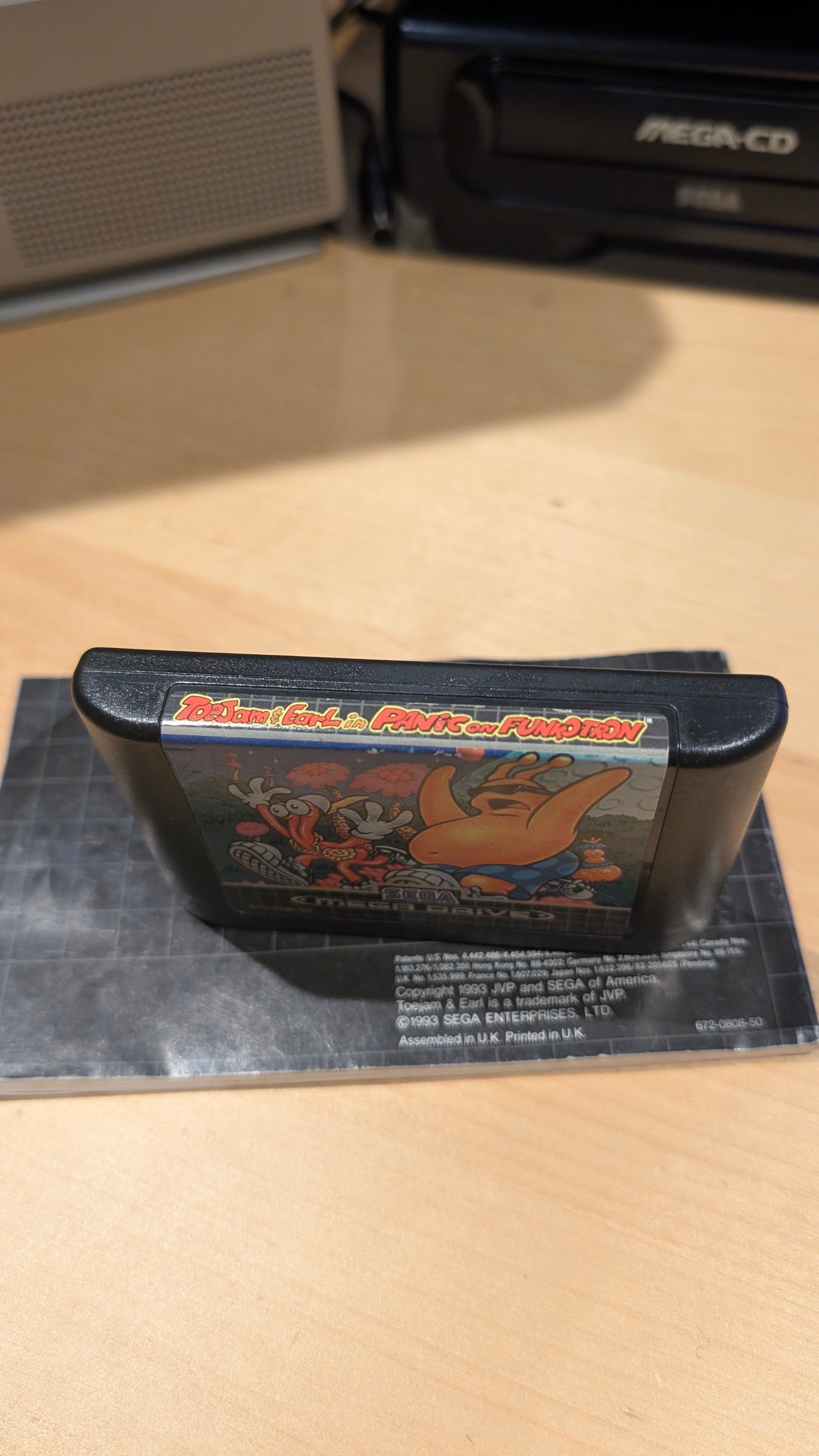 Toe Jam and Earl 2 Sega Mega Drive - Cartridge & Manual - Tested & Working