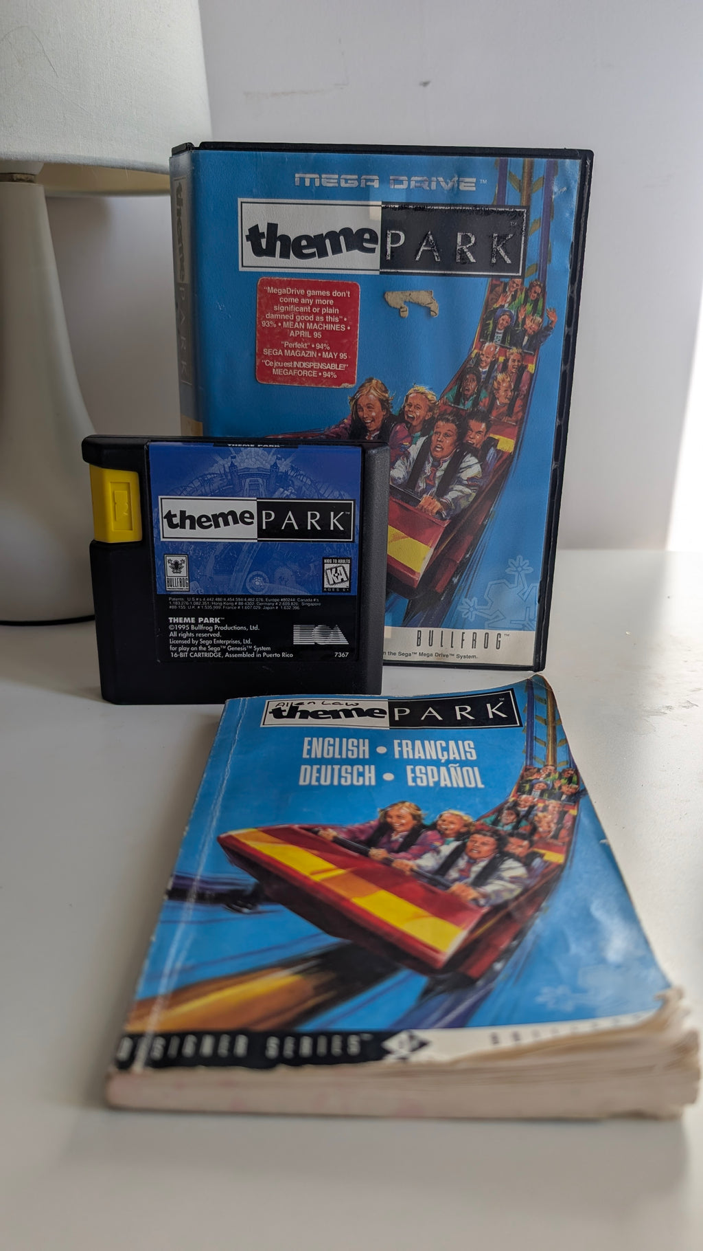 Theme Park Sega Mega Drive - CIB - Tested & Working