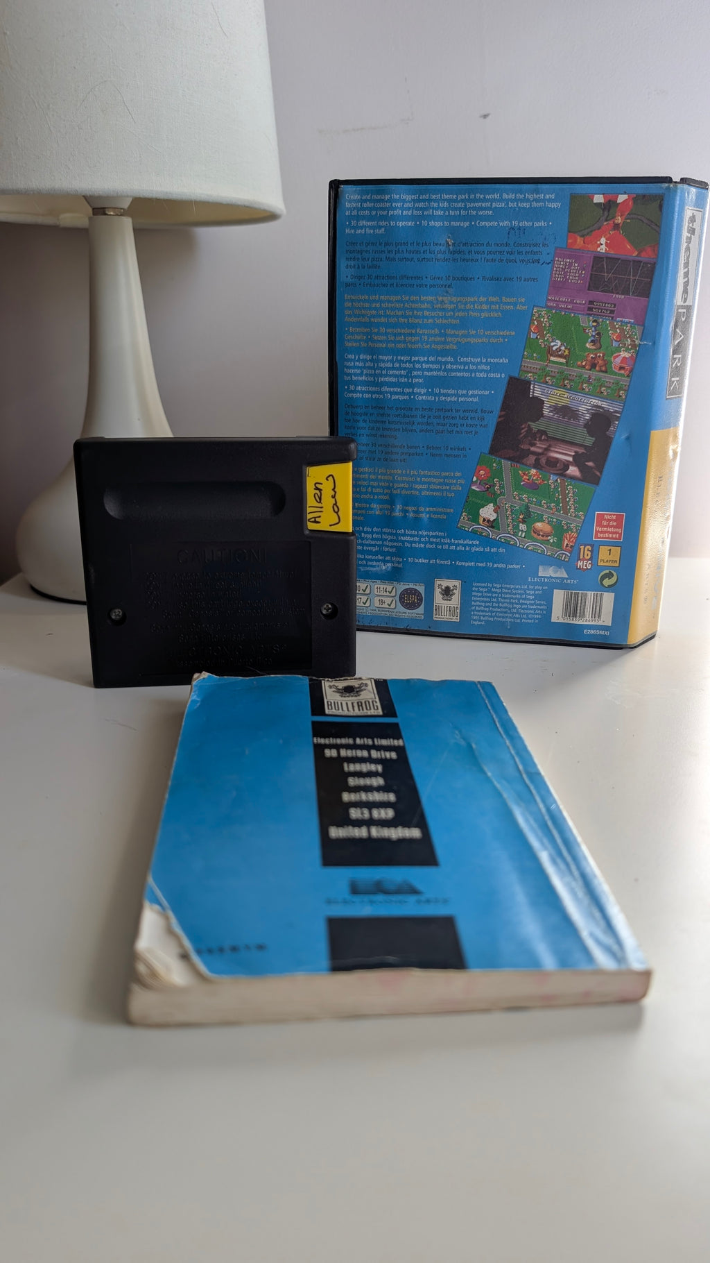 Theme Park Sega Mega Drive - CIB - Tested & Working