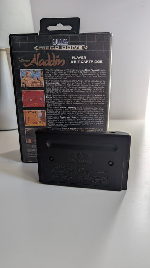 Aladdin Sega Mega Drive - Boxed No Manual - Tested & Working