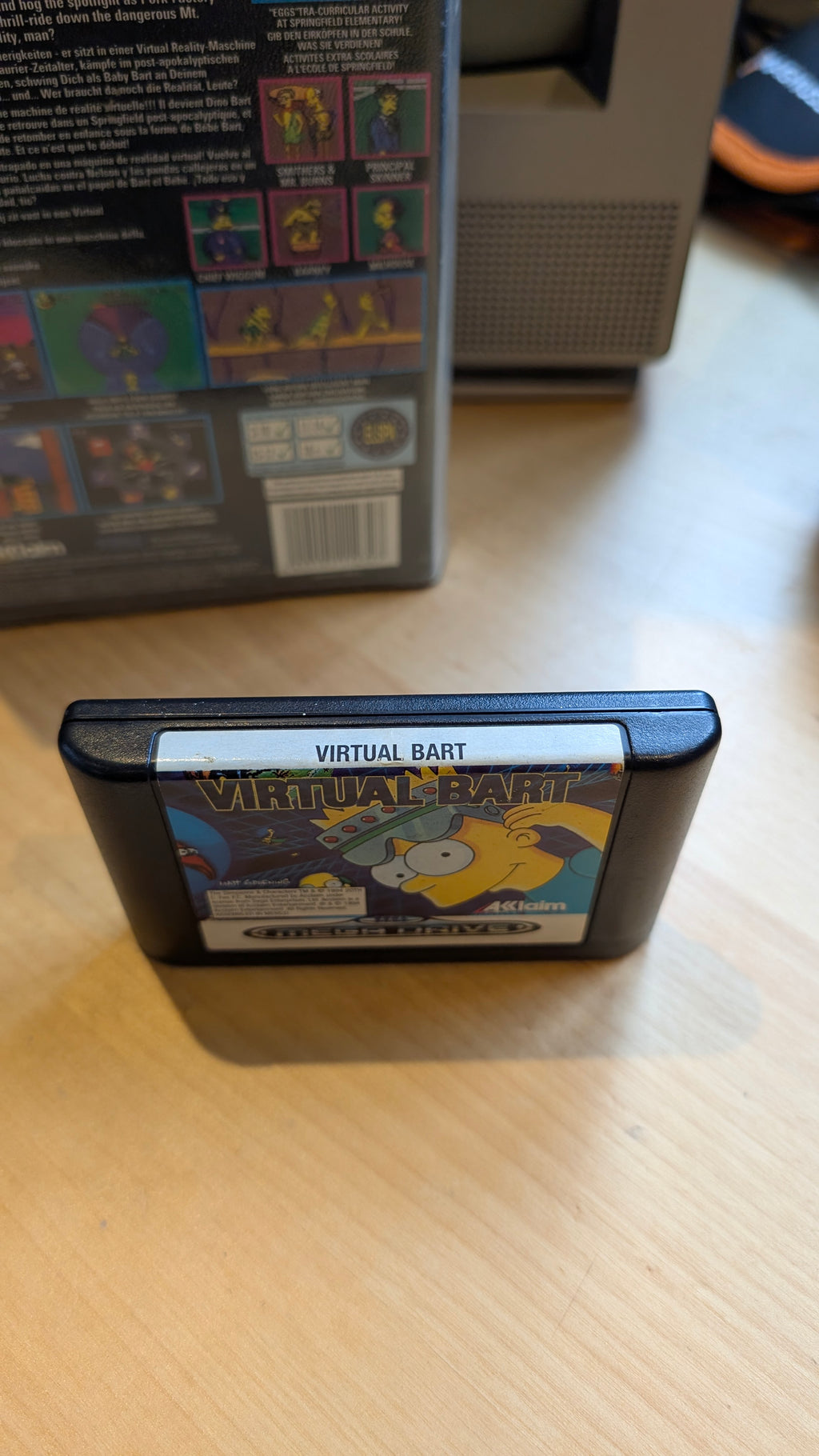 Virtual Bart Sega Mega Drive - Boxed No Manual - VGC - Tested & Working