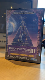 Phantasy Star III Sega Mega Drive - Boxed No Manual - VGC - Tested & Working