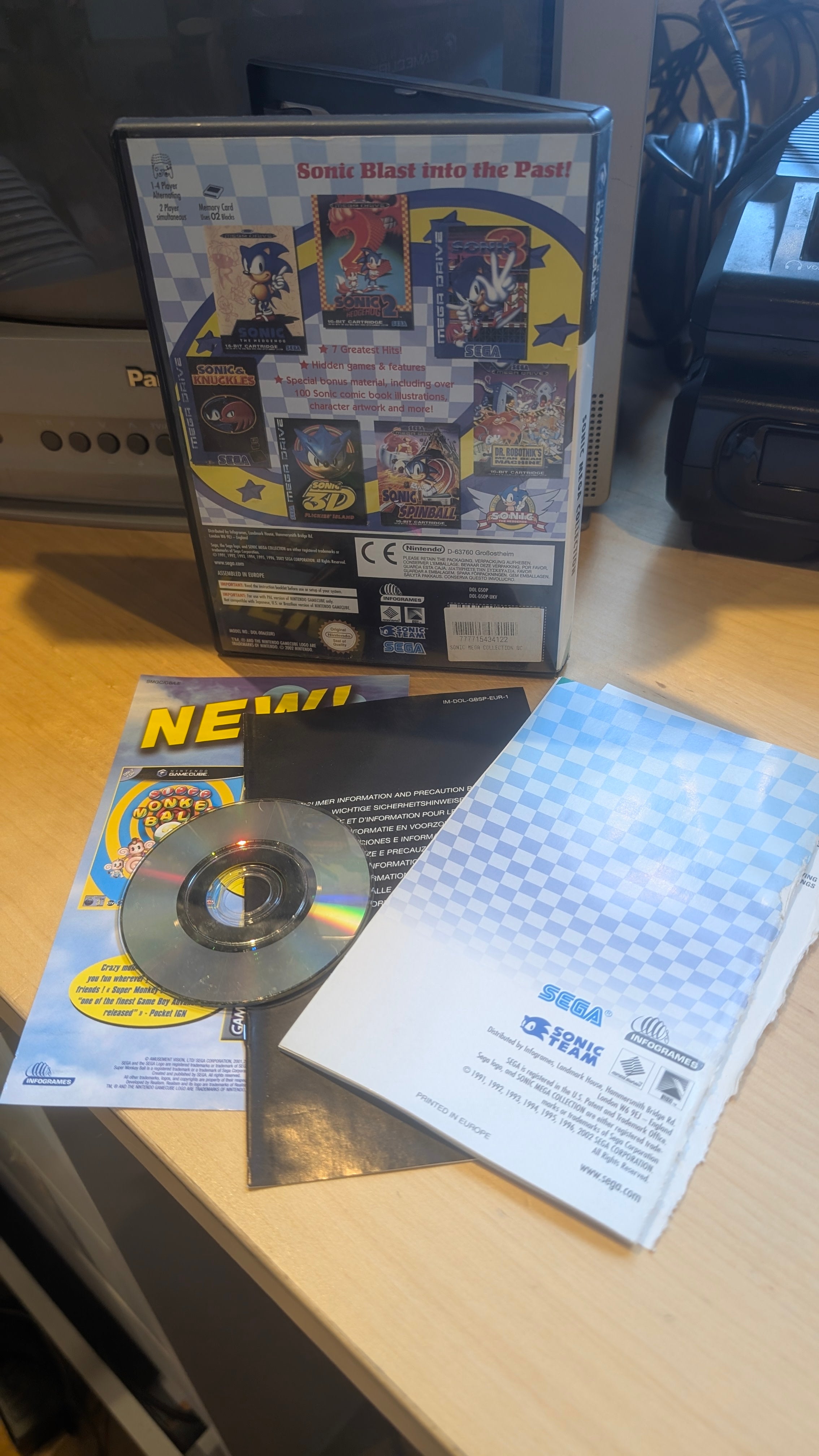 Sonic Mega Collection Nintendo Gamecube - CIB - Tested & Working
