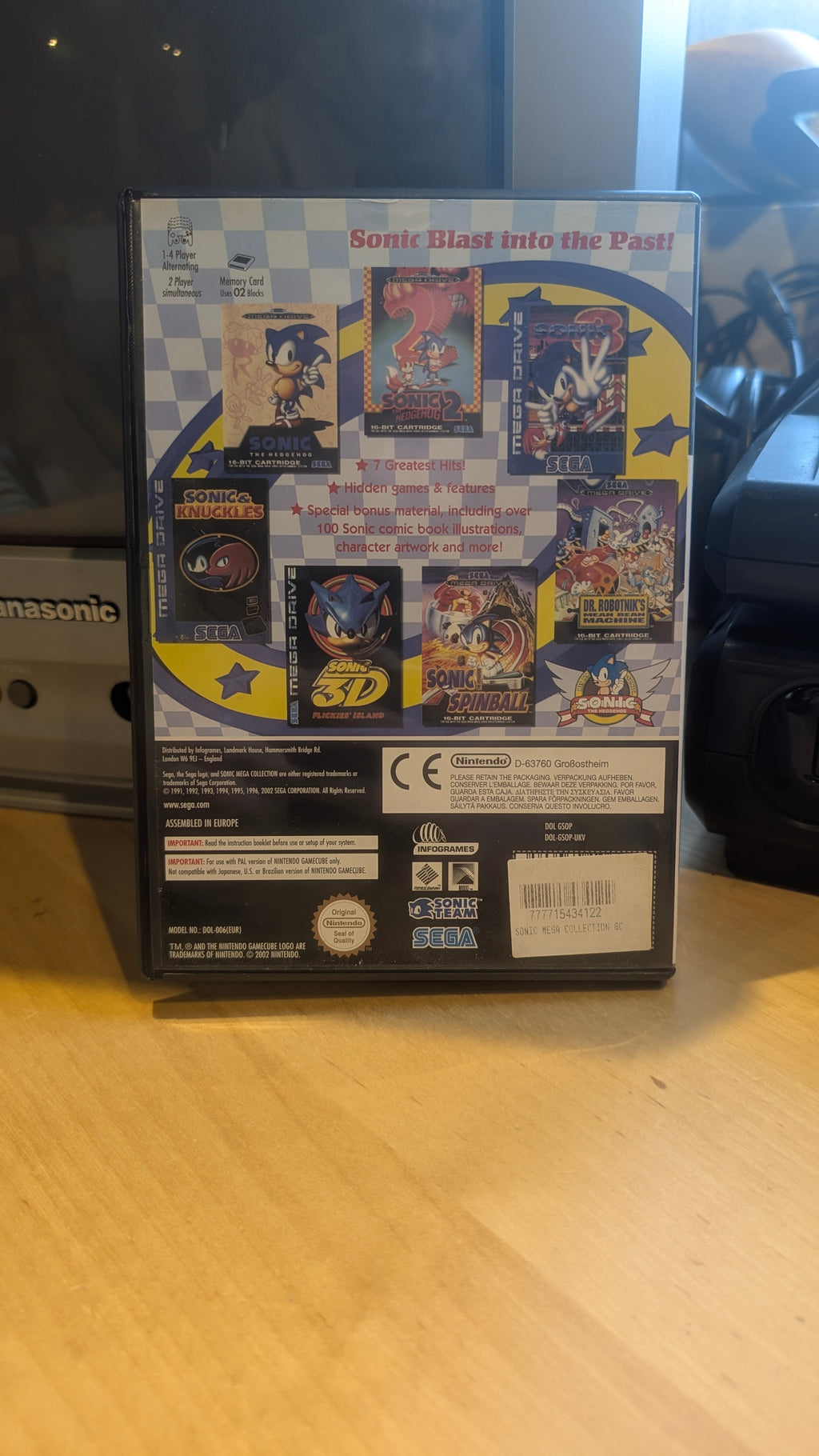 Sonic Mega Collection Nintendo Gamecube - CIB - Tested & Working