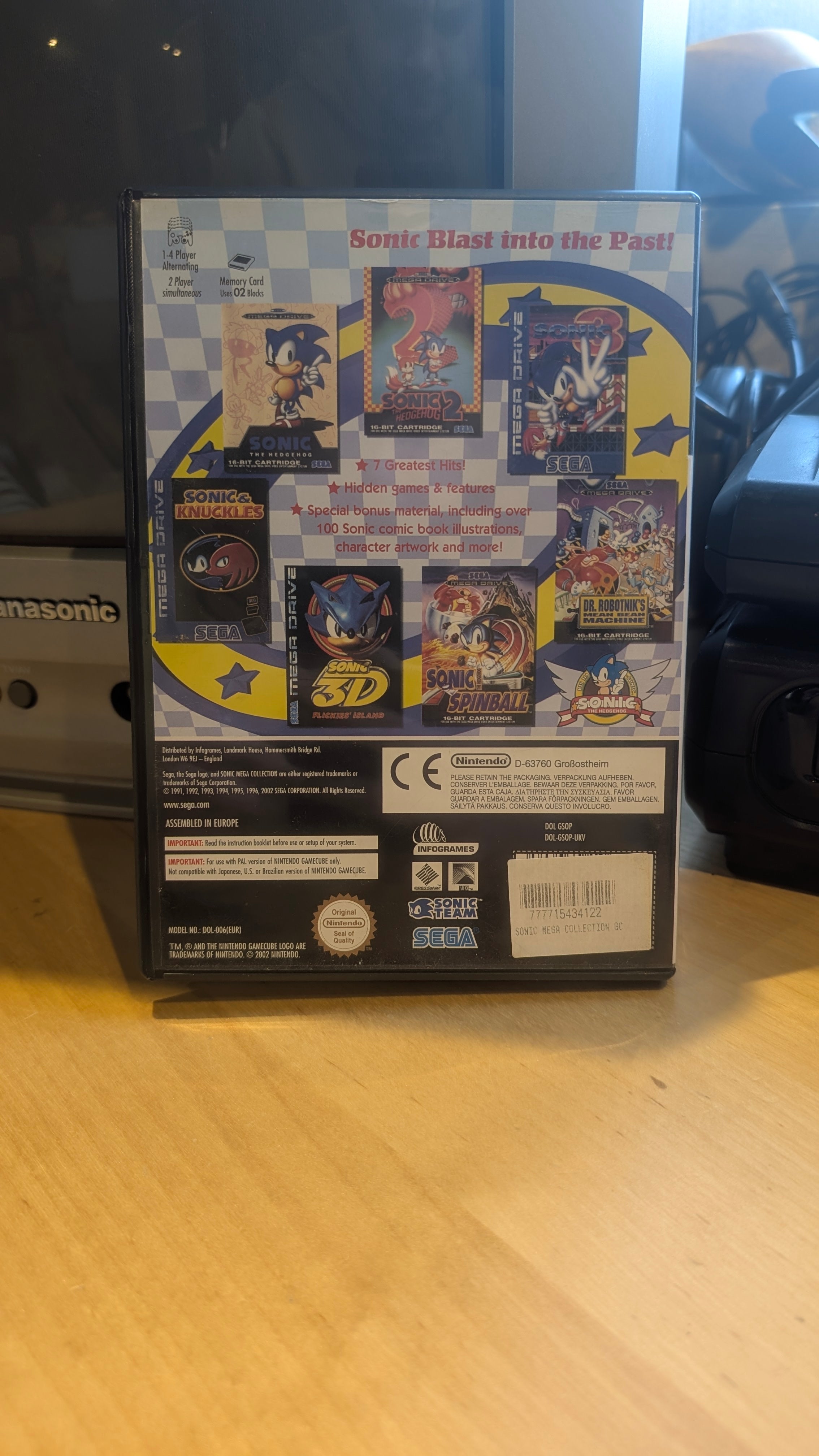 Sonic Mega Collection Nintendo Gamecube - CIB - Tested & Working