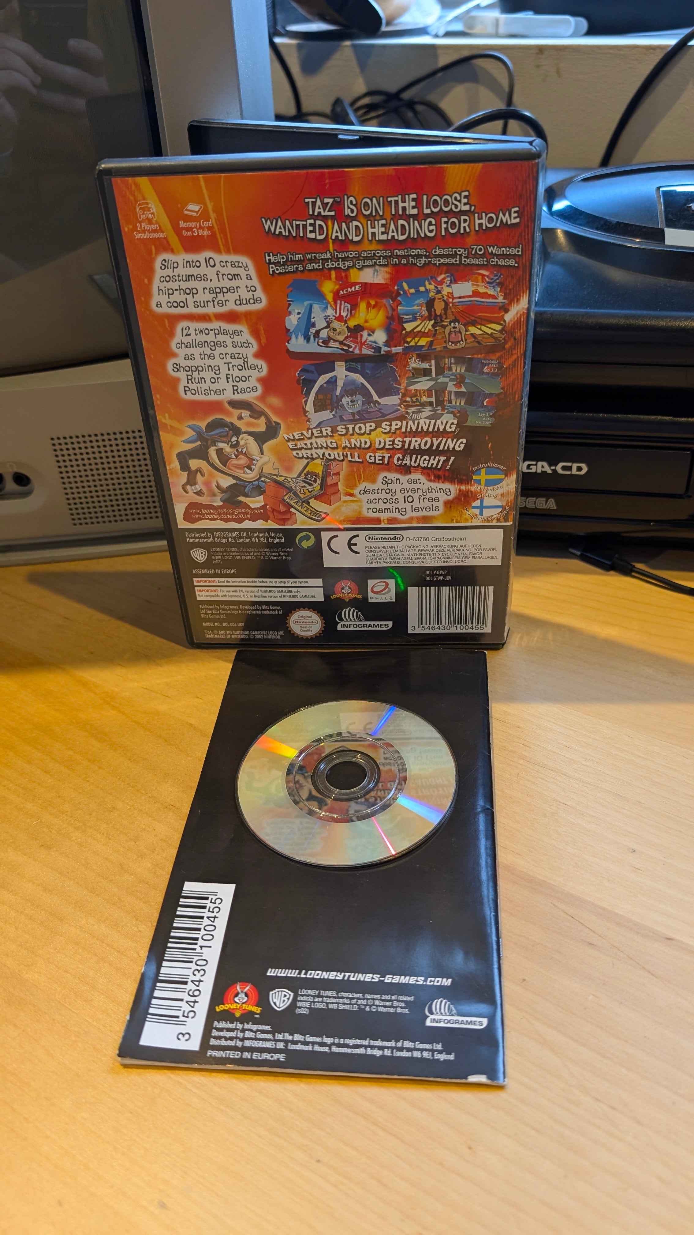 Taz: Wanted Nintendo Gamecube - CIB - Tested & Working