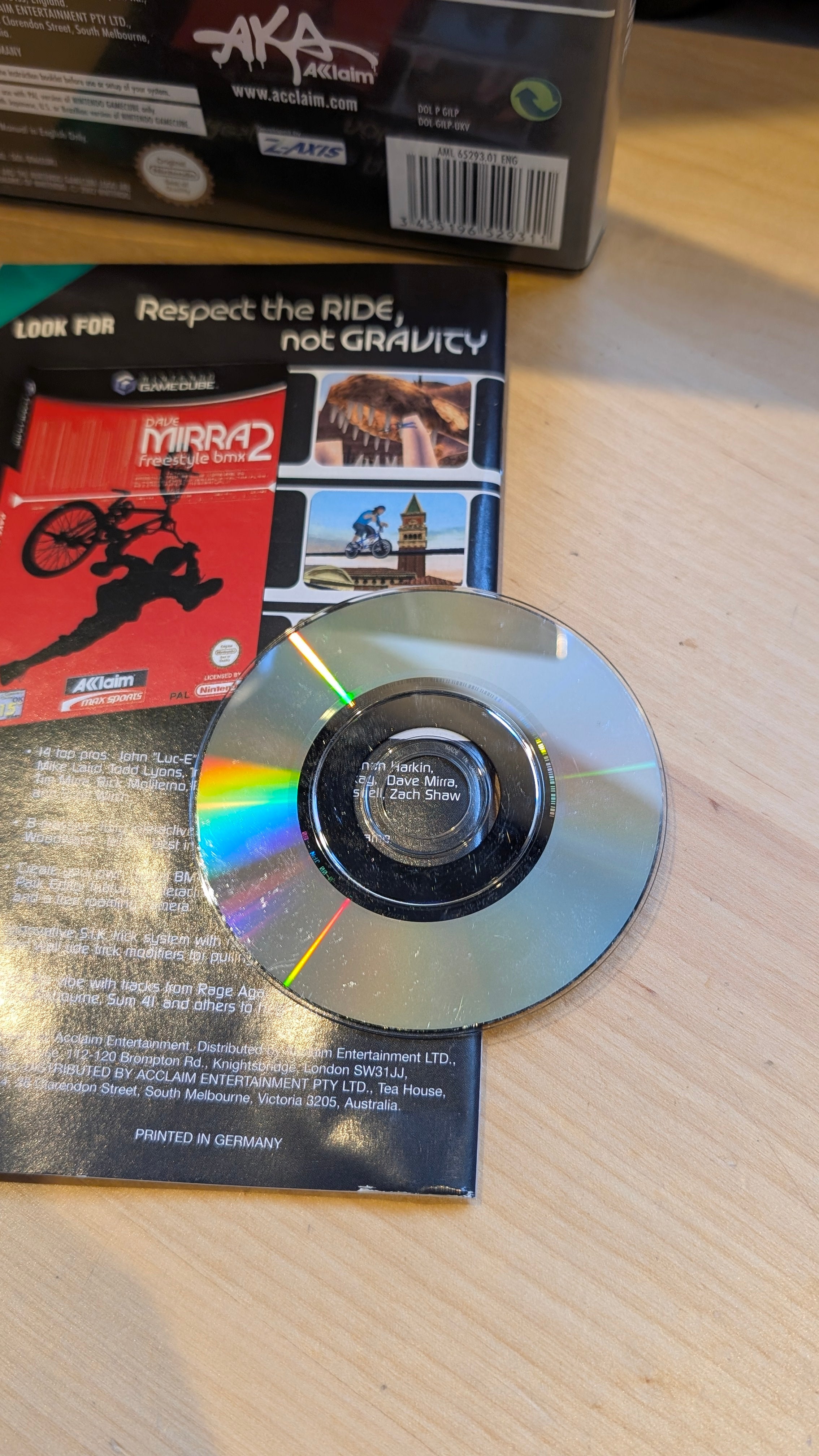 Aggressive Inline Nintendo Gamecube - CIB - Tested & Working