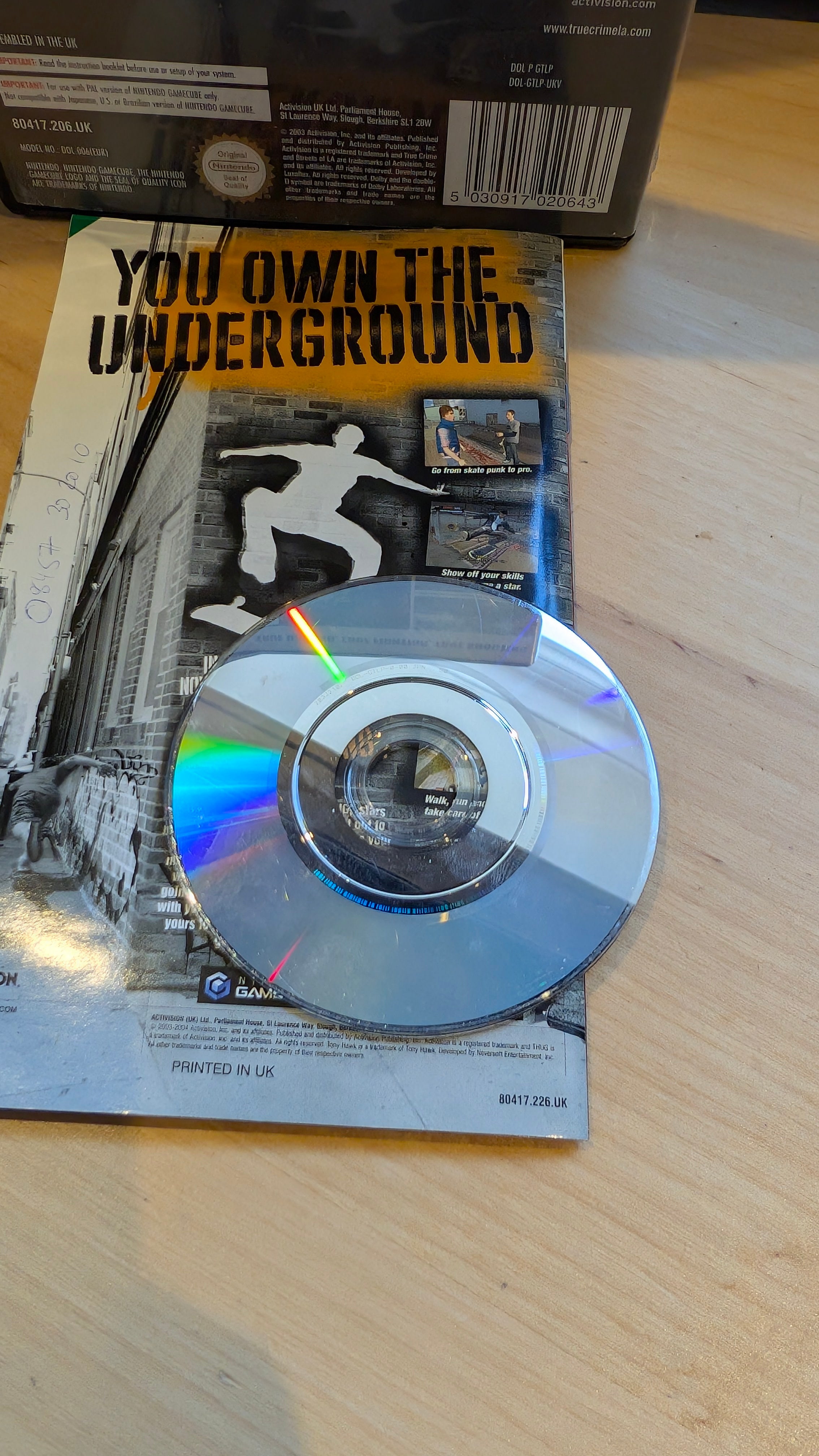 True Crime: Streets of LA Nintendo Gamecube - CIB - Tested & Working
