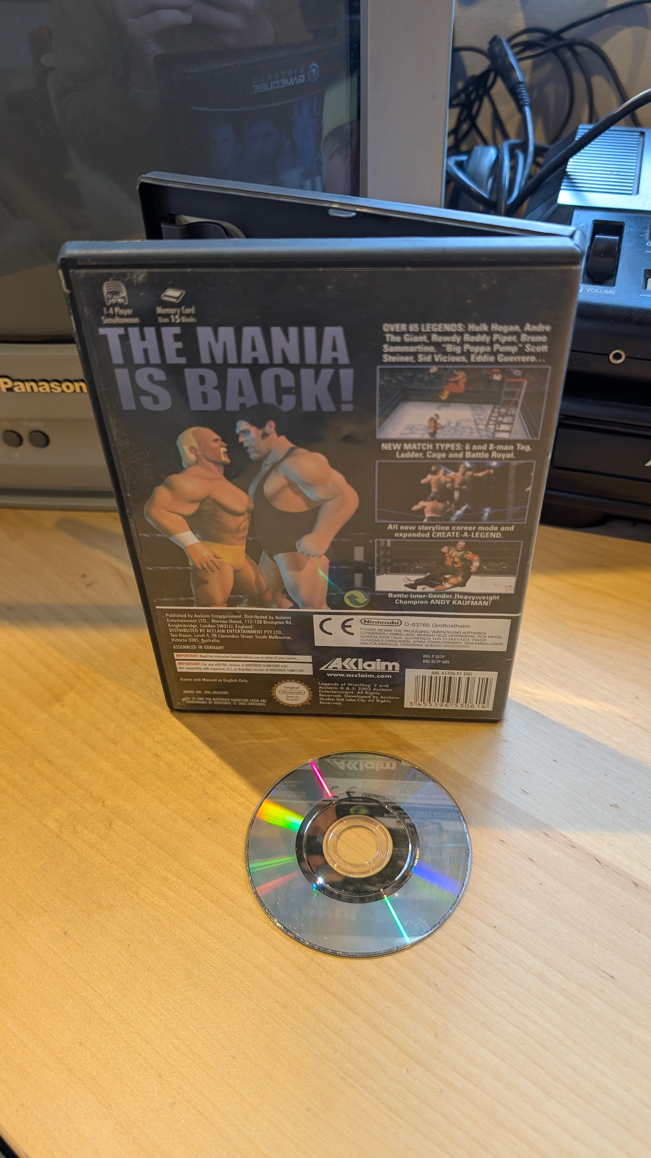 Legends of Wrestling II Nintendo Gamecube - Boxed No Manual - Tested & Working