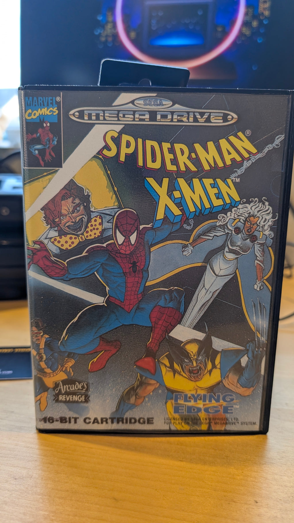 Spiderman / X-Men Sega Mega Drive - Boxed No Manual - VGC - Tested & Working