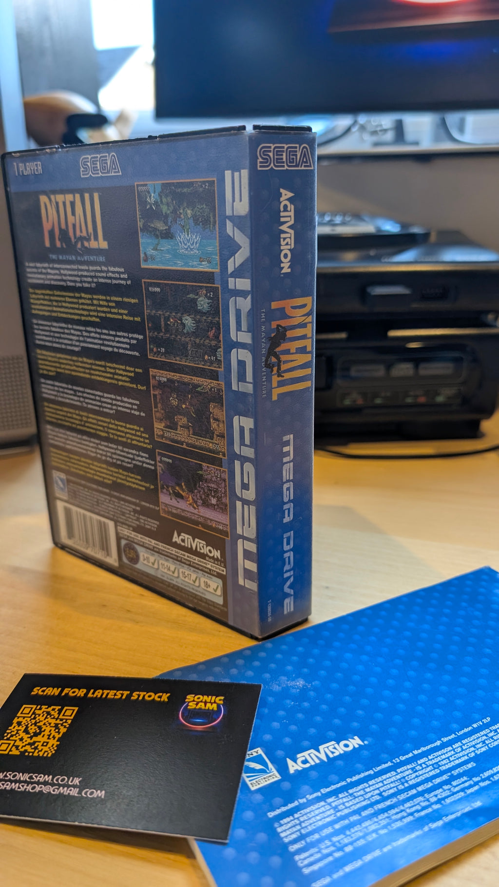 Pitfall Sega Mega Drive - CIB - VGC - Tested & Working