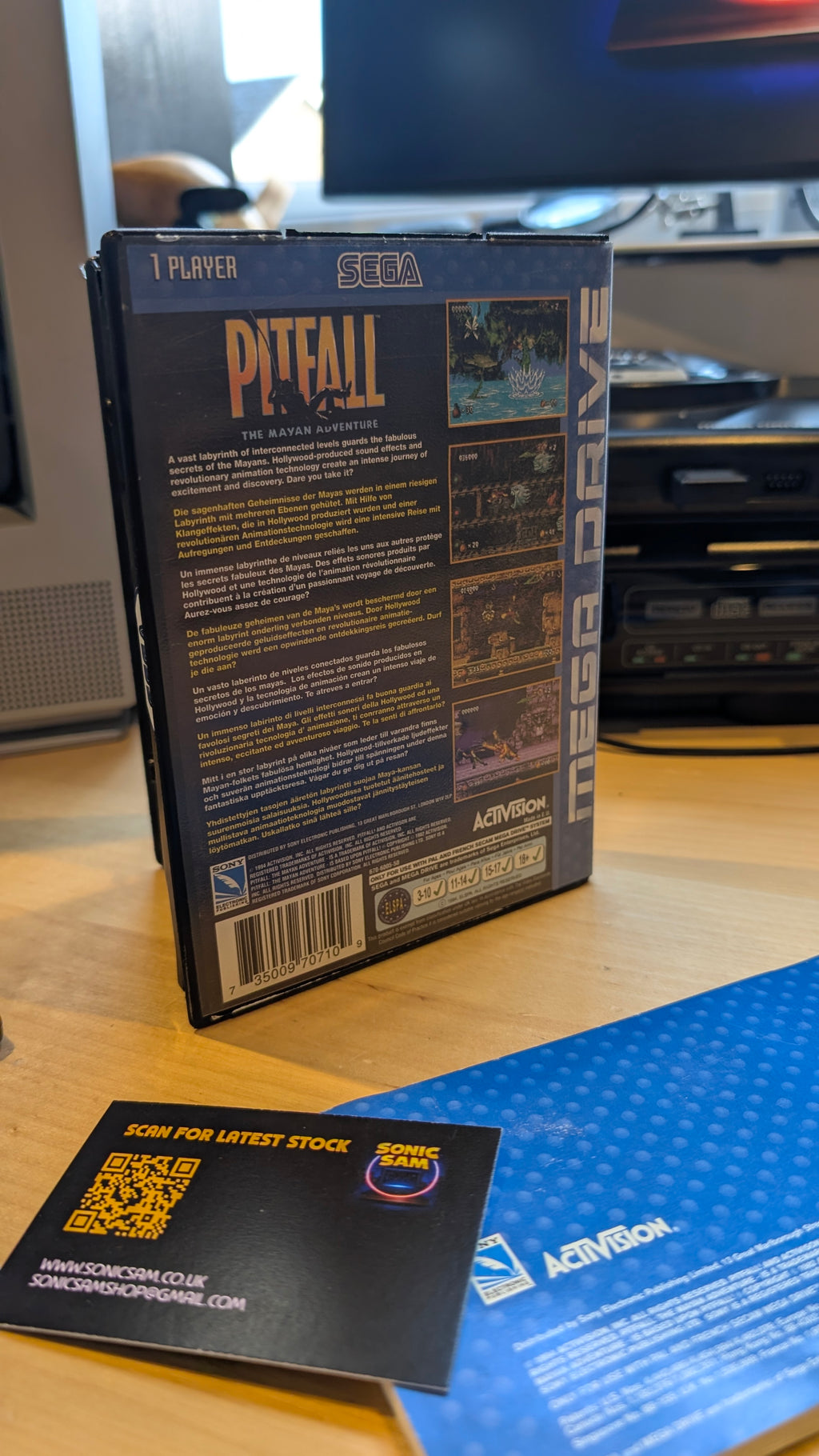 Pitfall Sega Mega Drive - CIB - VGC - Tested & Working