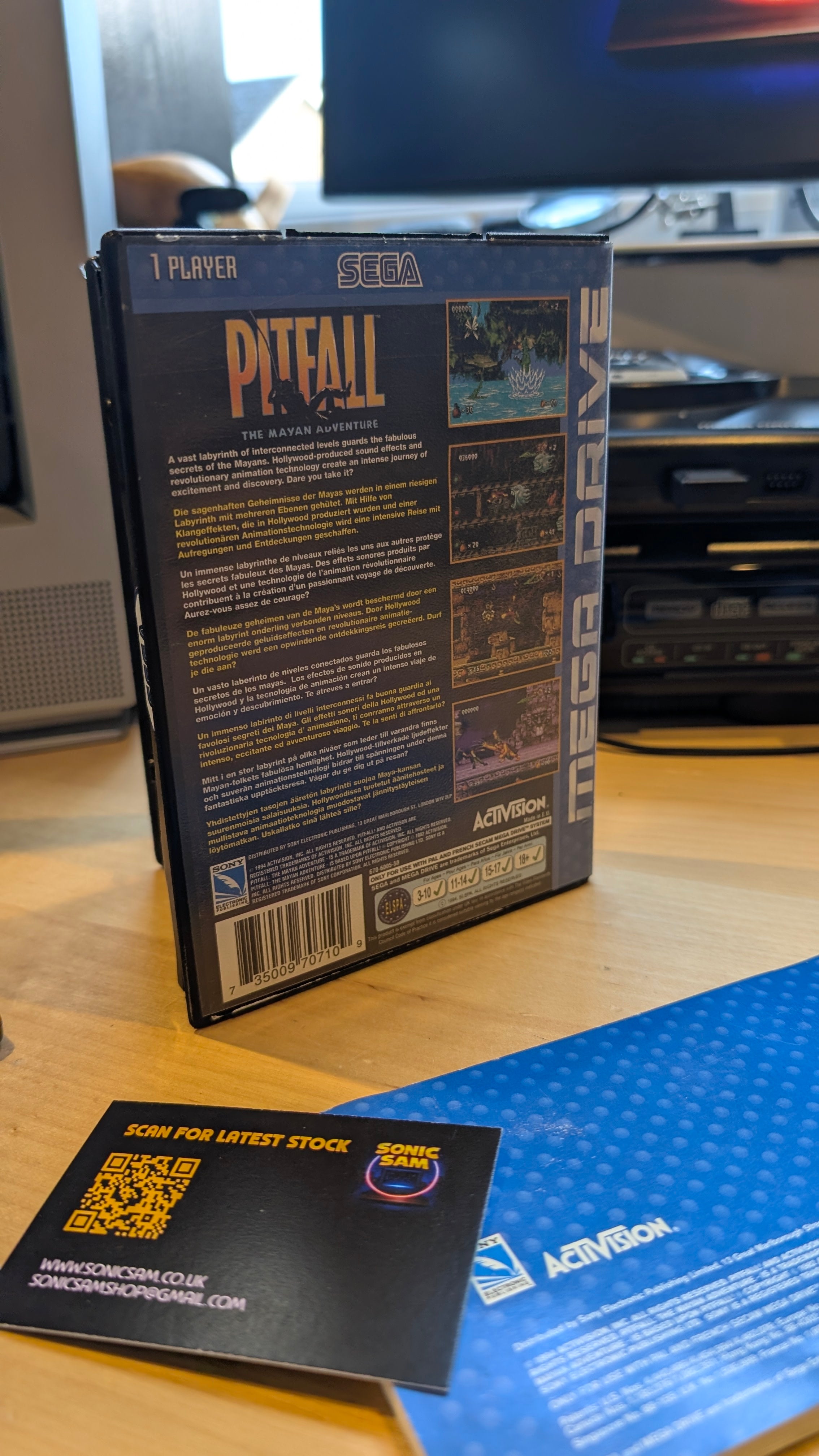 Pitfall Sega Mega Drive - CIB - VGC - Tested & Working