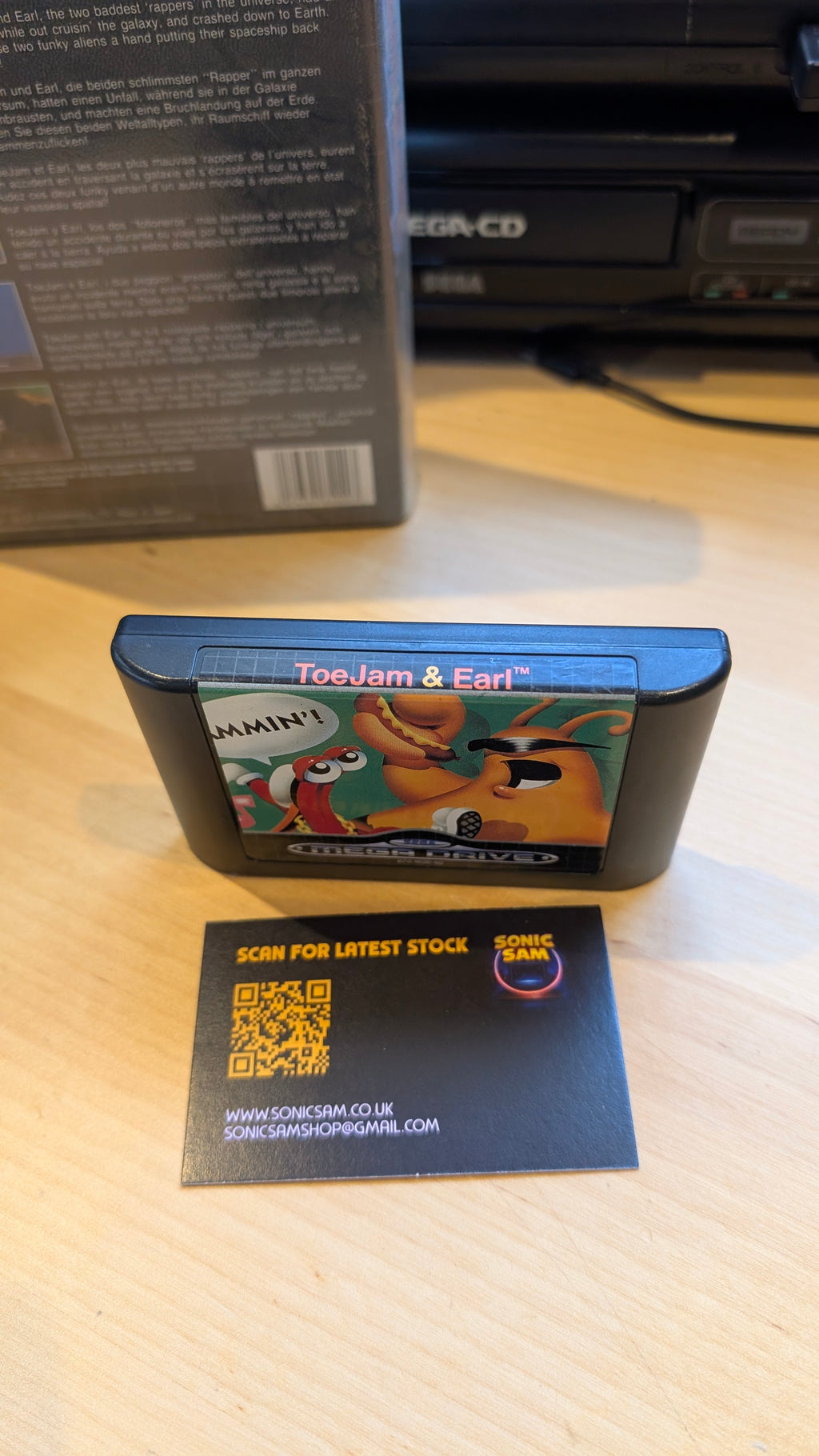 Toe Jam and Earl Sega Mega Drive - CIB - VGC - Tested & Working