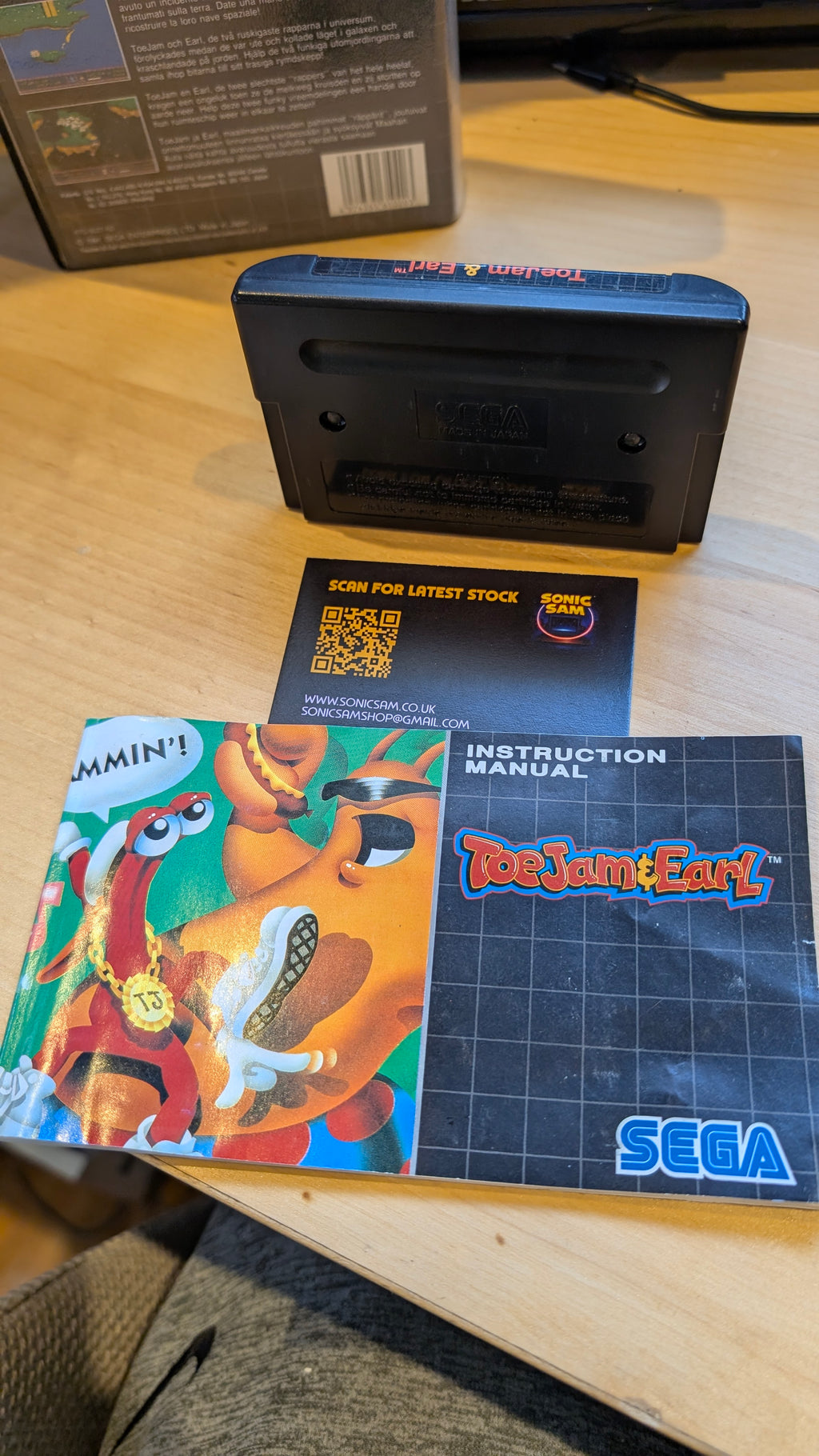 Toe Jam and Earl Sega Mega Drive - CIB - VGC - Tested & Working