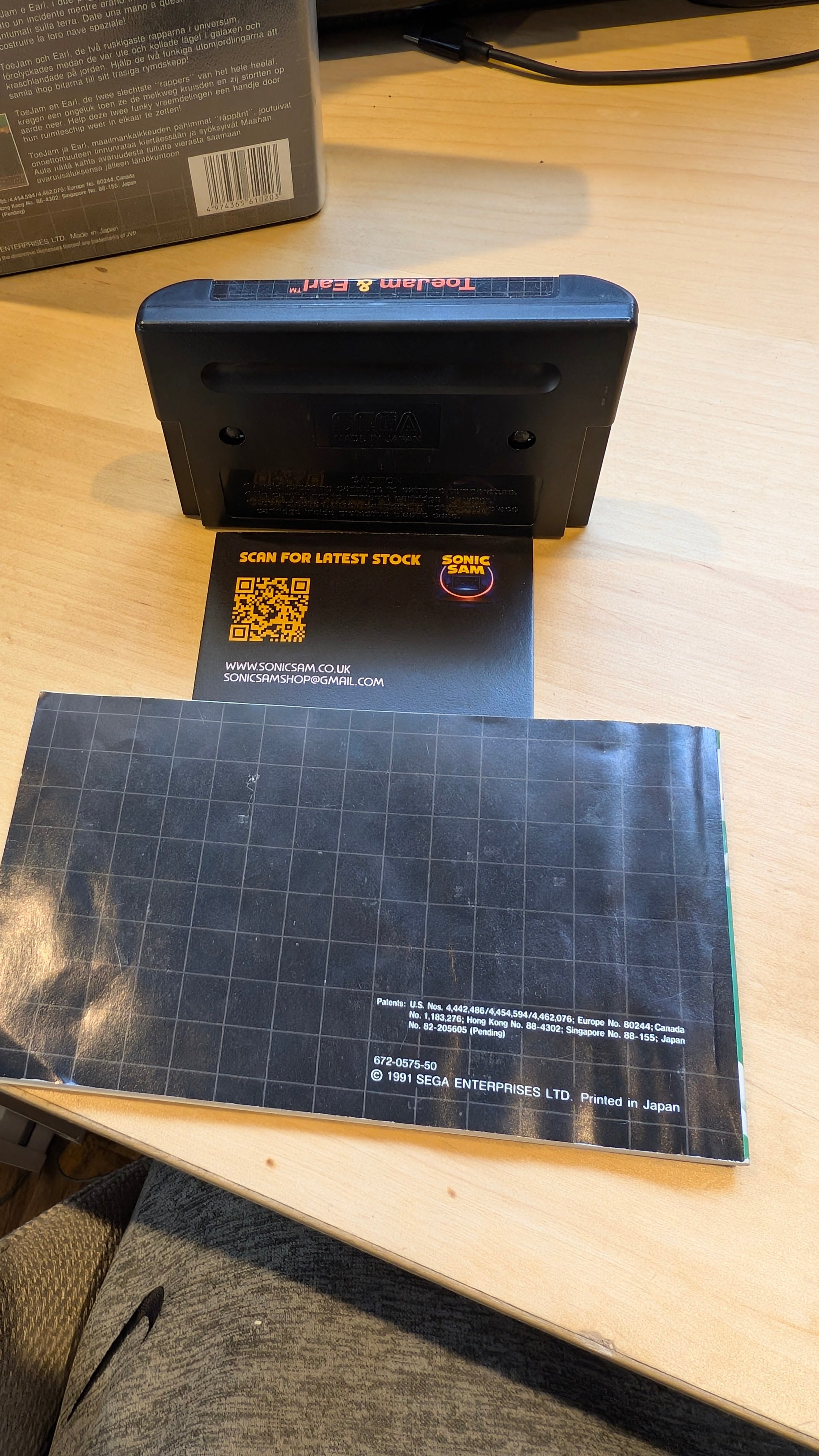 Toe Jam and Earl Sega Mega Drive - CIB - VGC - Tested & Working
