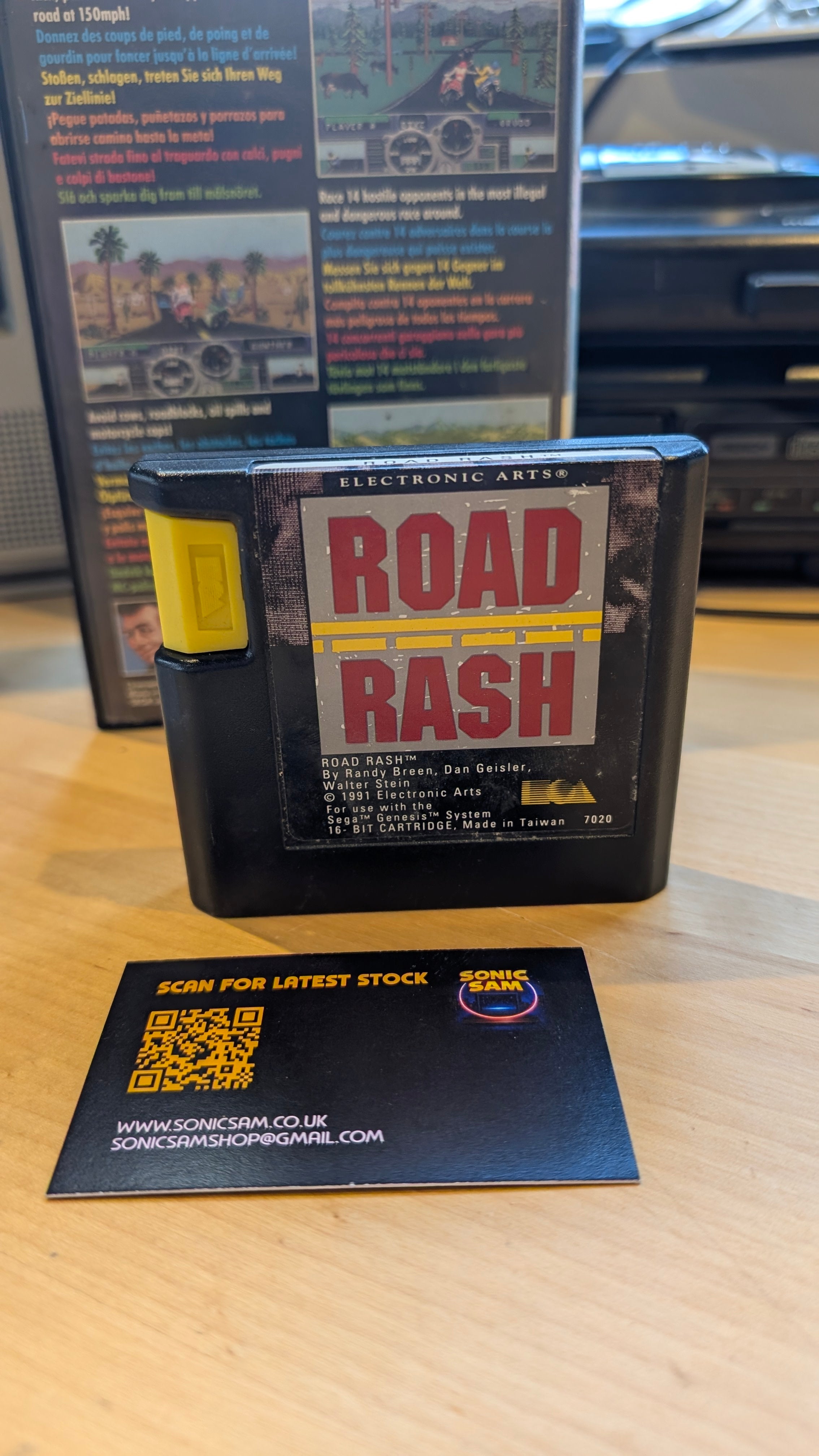 Road Rash Sega Mega Drive - CIB - Tested & Working
