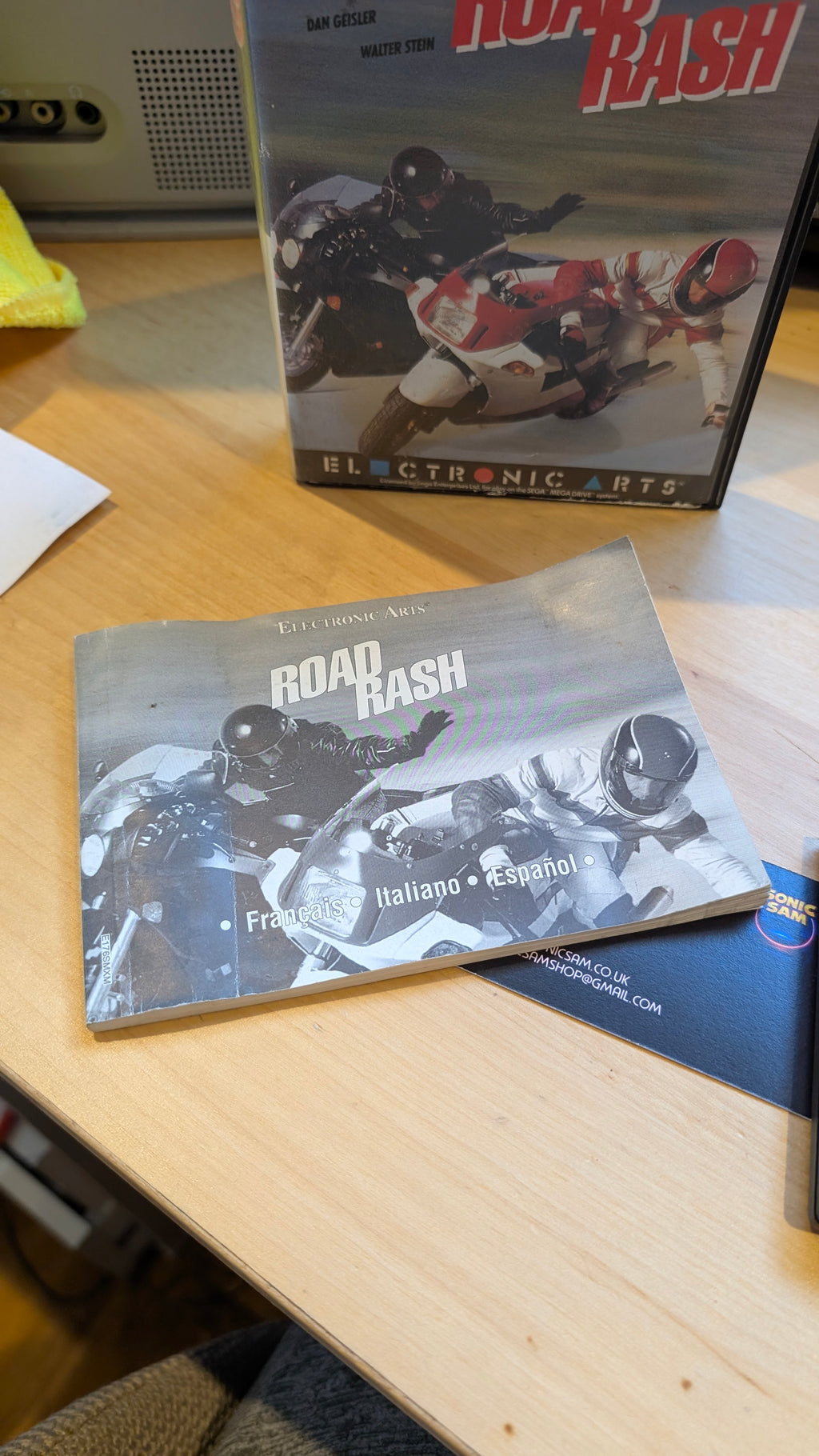 Road Rash Sega Mega Drive - CIB - Tested & Working