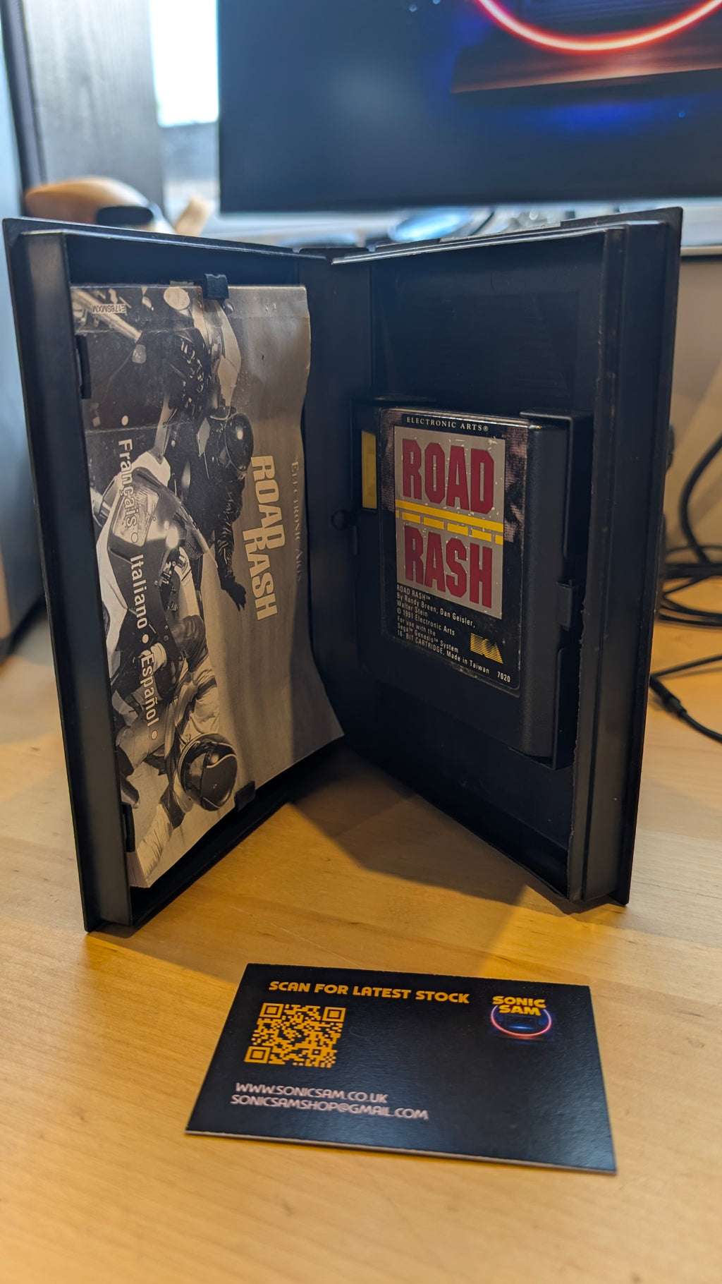 Road Rash Sega Mega Drive - CIB - Tested & Working