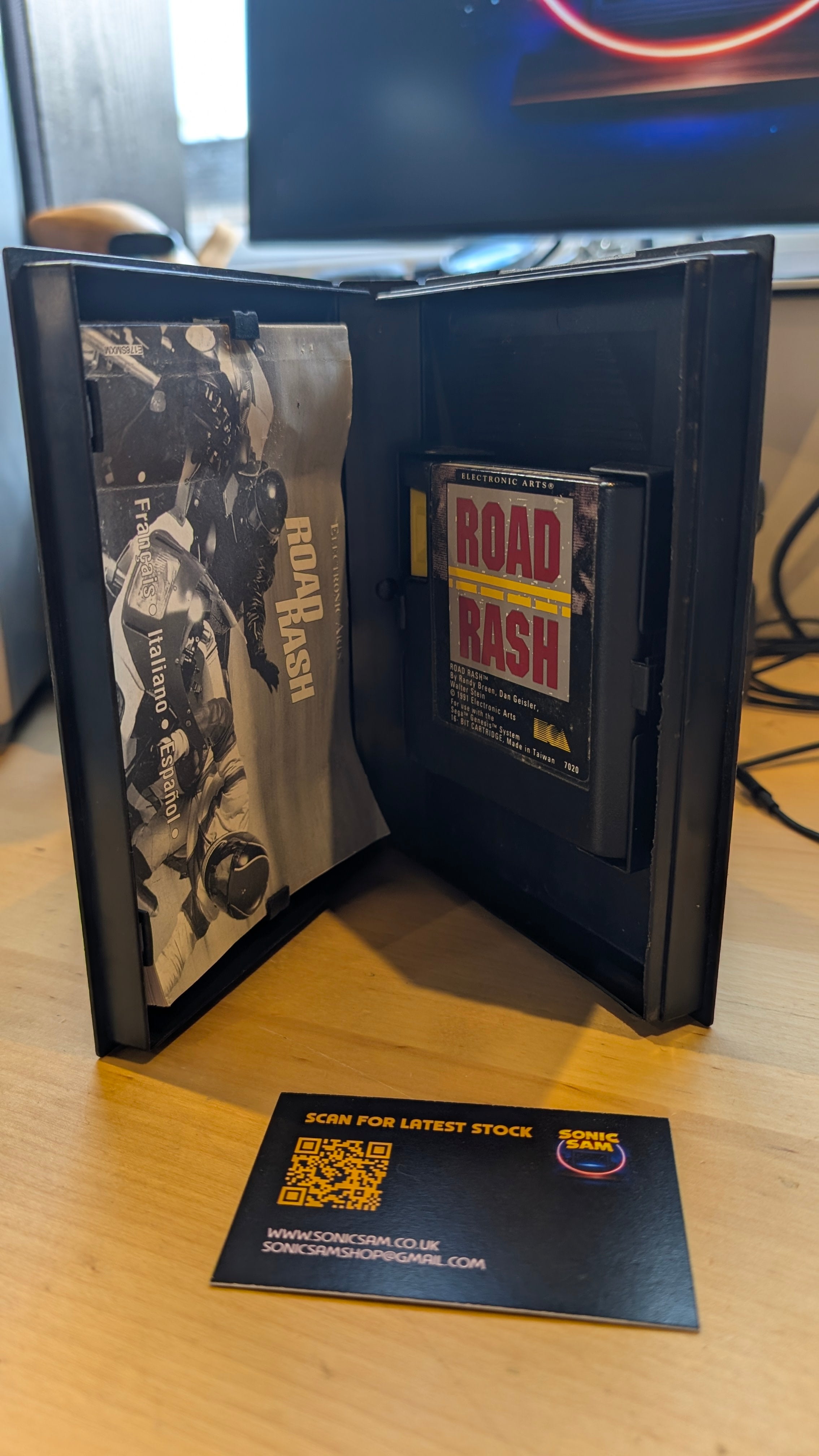 Road Rash Sega Mega Drive - CIB - Tested & Working