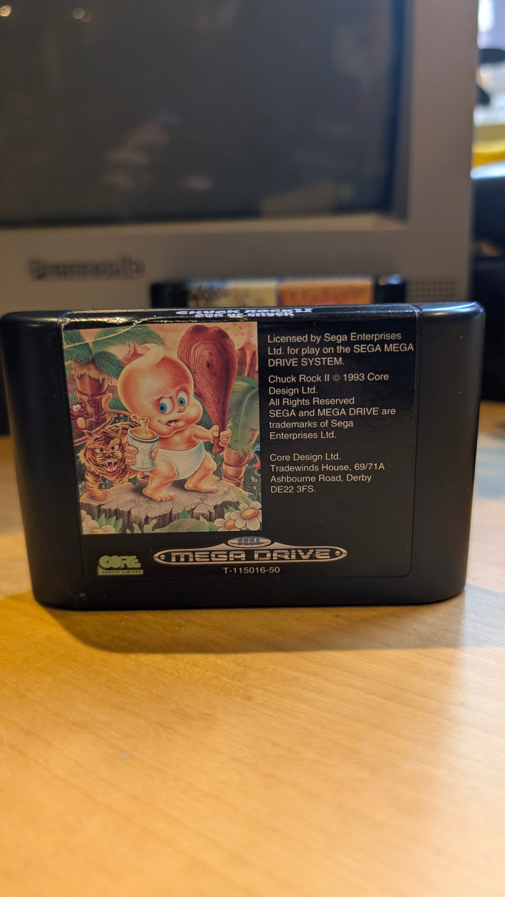 Chuck Rock 2 Sega Mega Drive - Tested & Working
