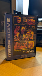WWF RAW Sega Mega Drive - Boxed No Manual - Tested & Working