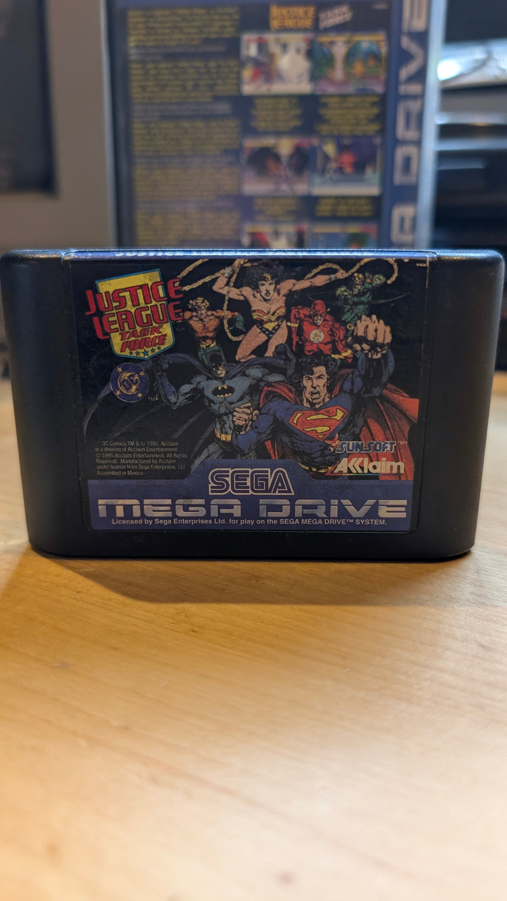 Justice League Task Force Sega Mega Drive - Boxed No Manual - Tested & Working