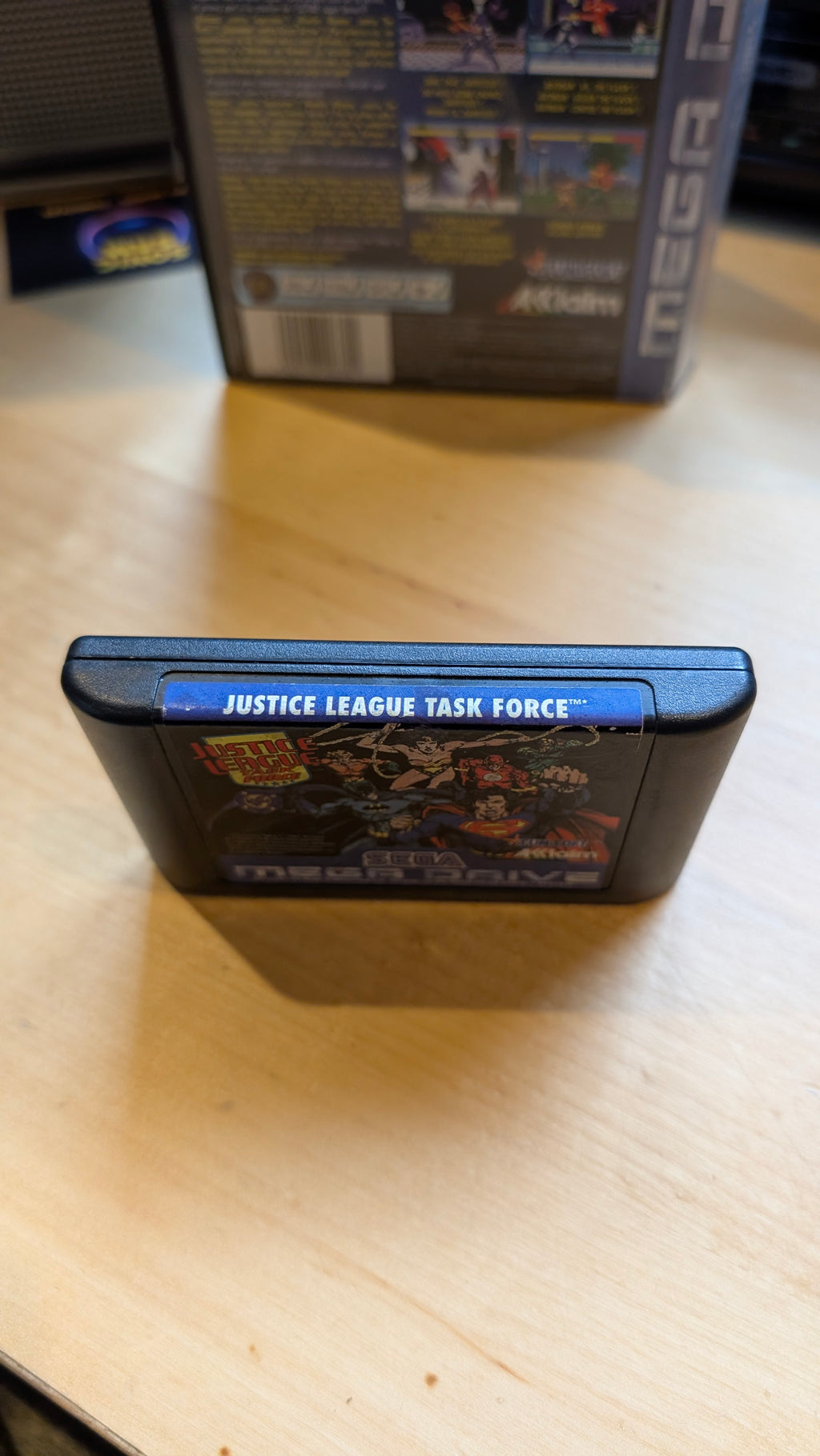 Justice League Task Force Sega Mega Drive - Boxed No Manual - Tested & Working