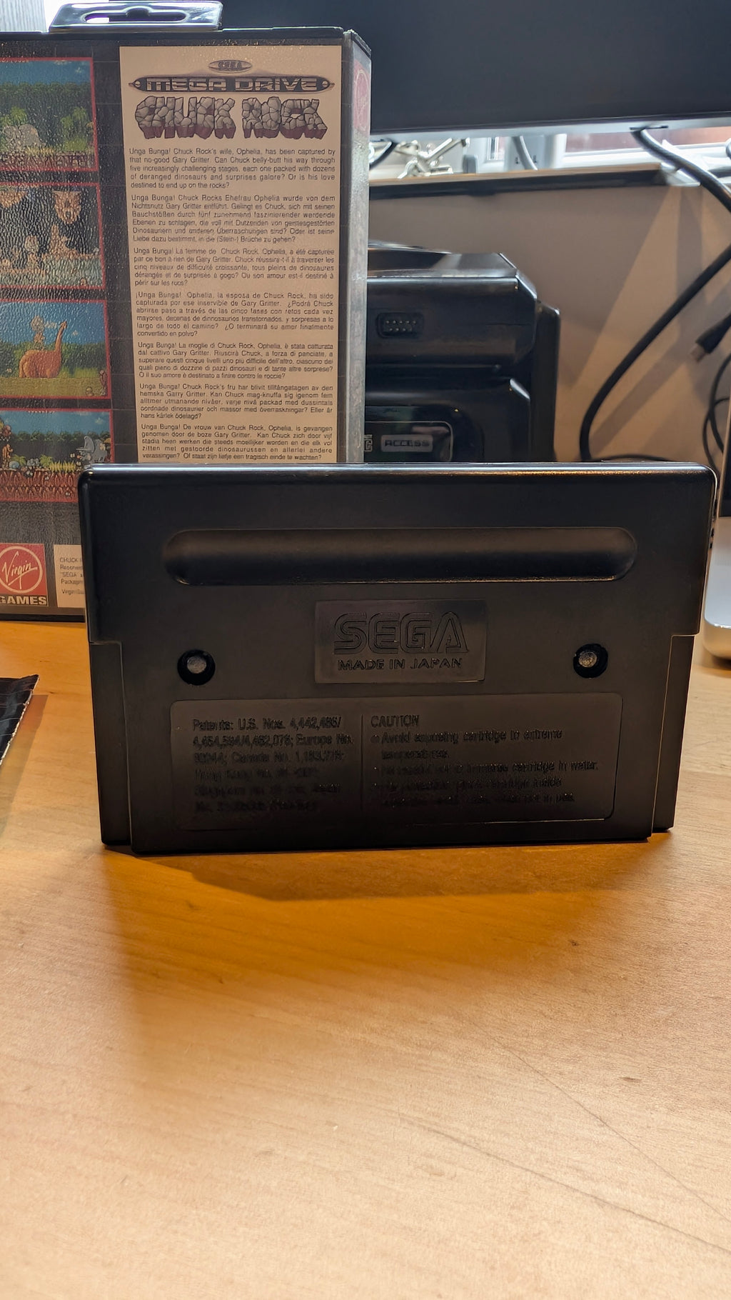 Chuck Rock Sega Mega Drive - VGC - CIB - Tested & Working