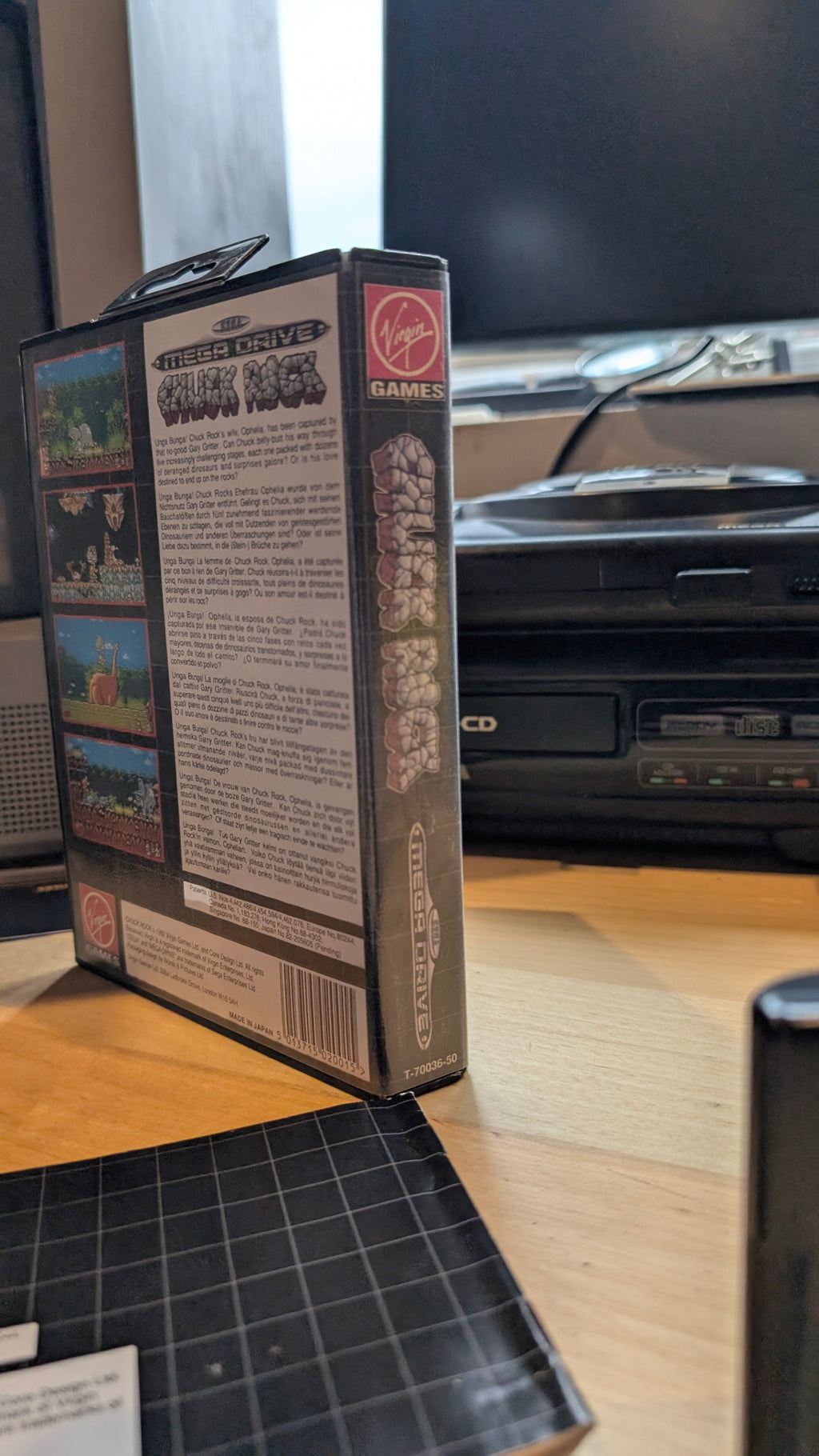Chuck Rock Sega Mega Drive - VGC - CIB - Tested & Working