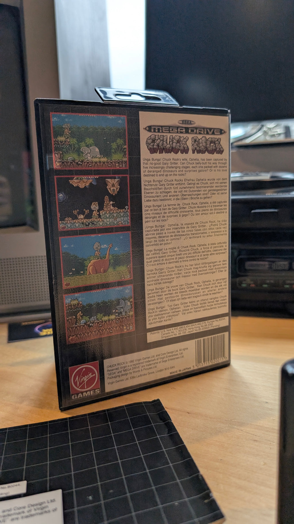 Chuck Rock Sega Mega Drive - VGC - CIB - Tested & Working