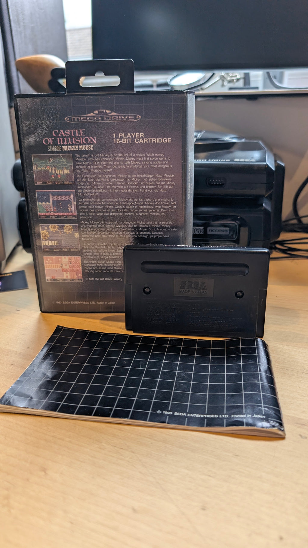 Castle of Illusion Starring Mickey Mouse Sega Mega Drive - CIB - VGC - Tested &