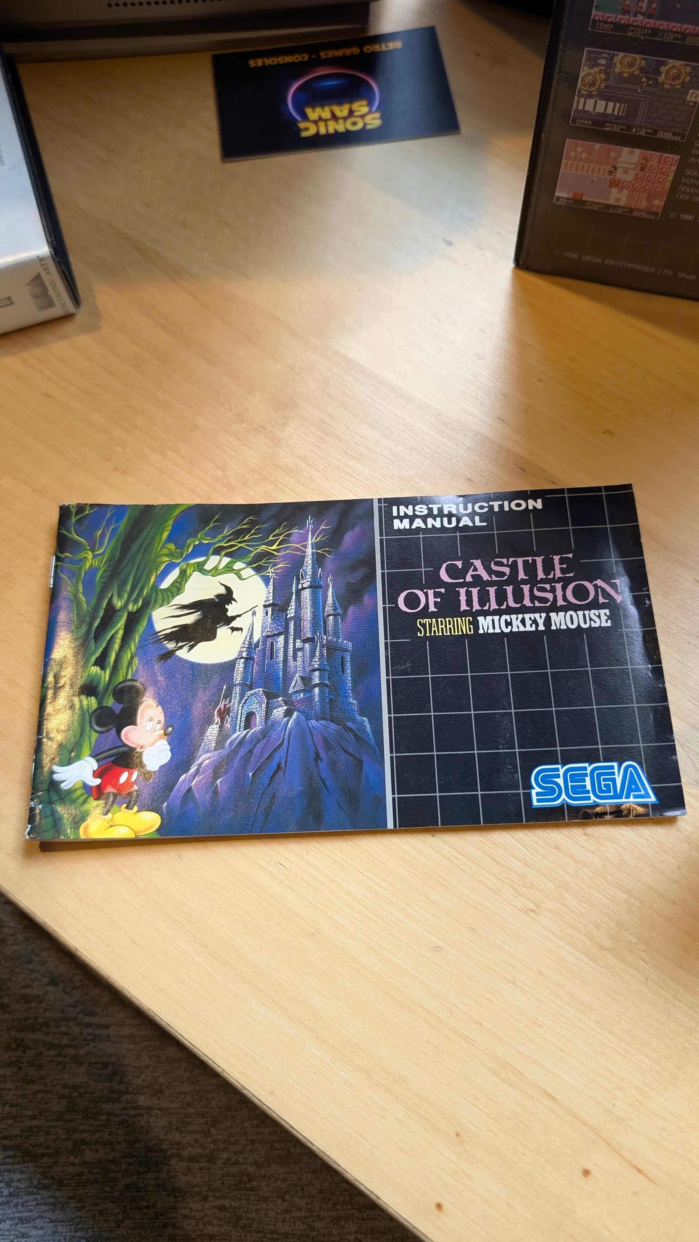 Castle of Illusion Starring Mickey Mouse Sega Mega Drive - CIB - VGC - Tested &