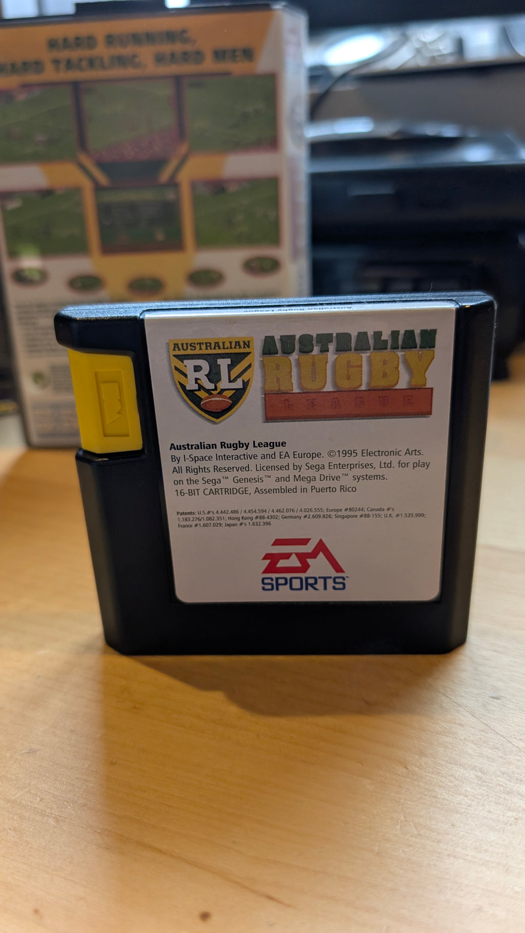 Australian Rugby League Sega Mega Drive - Boxed No Manual - Tested & Working