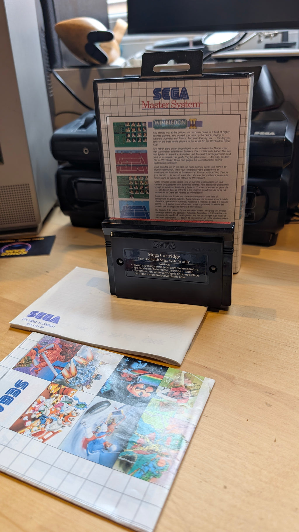 Wimbledon II Sega Master System - CIB - VGC - Tested & Working