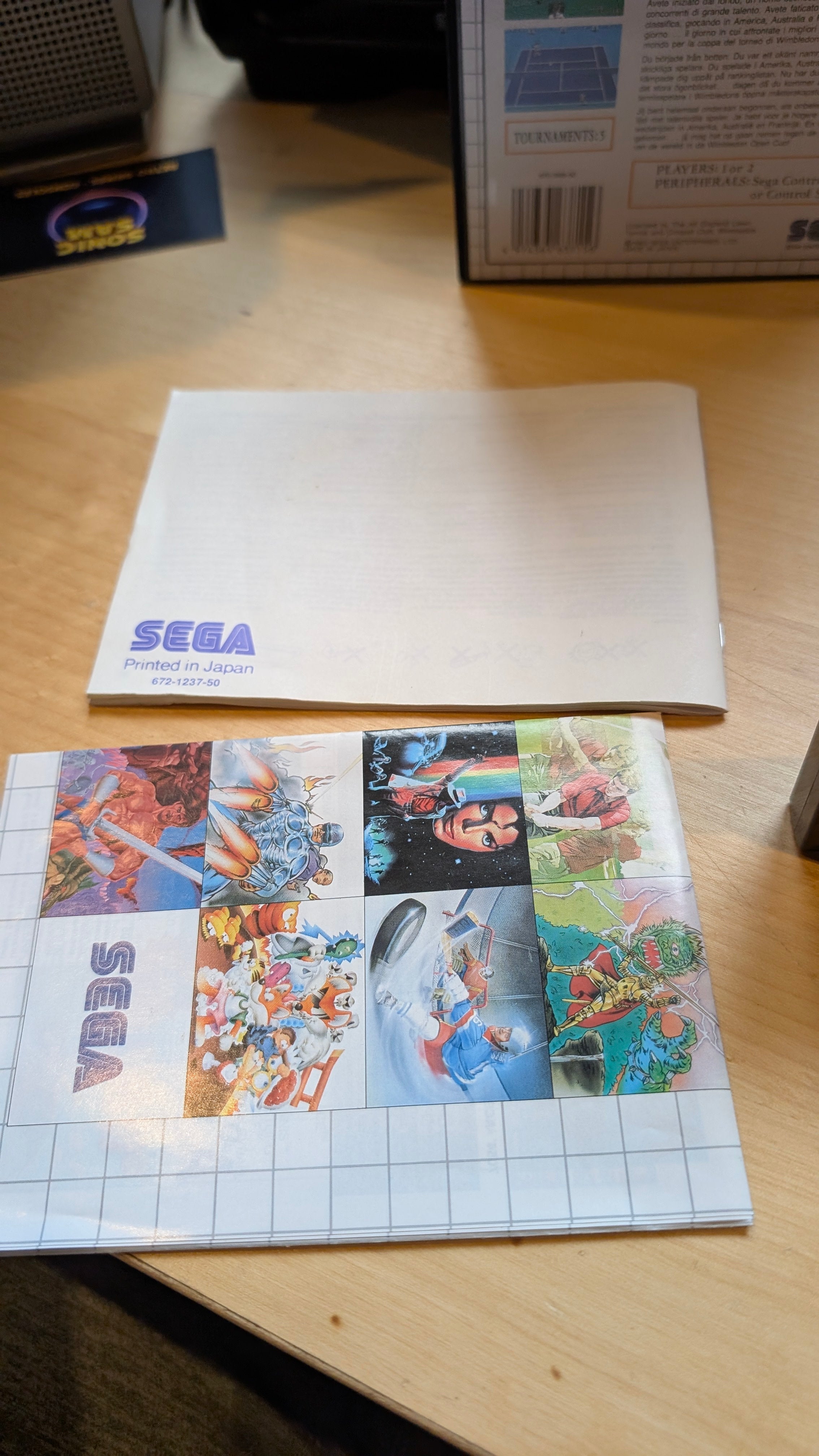 Wimbledon II Sega Master System - CIB - VGC - Tested & Working