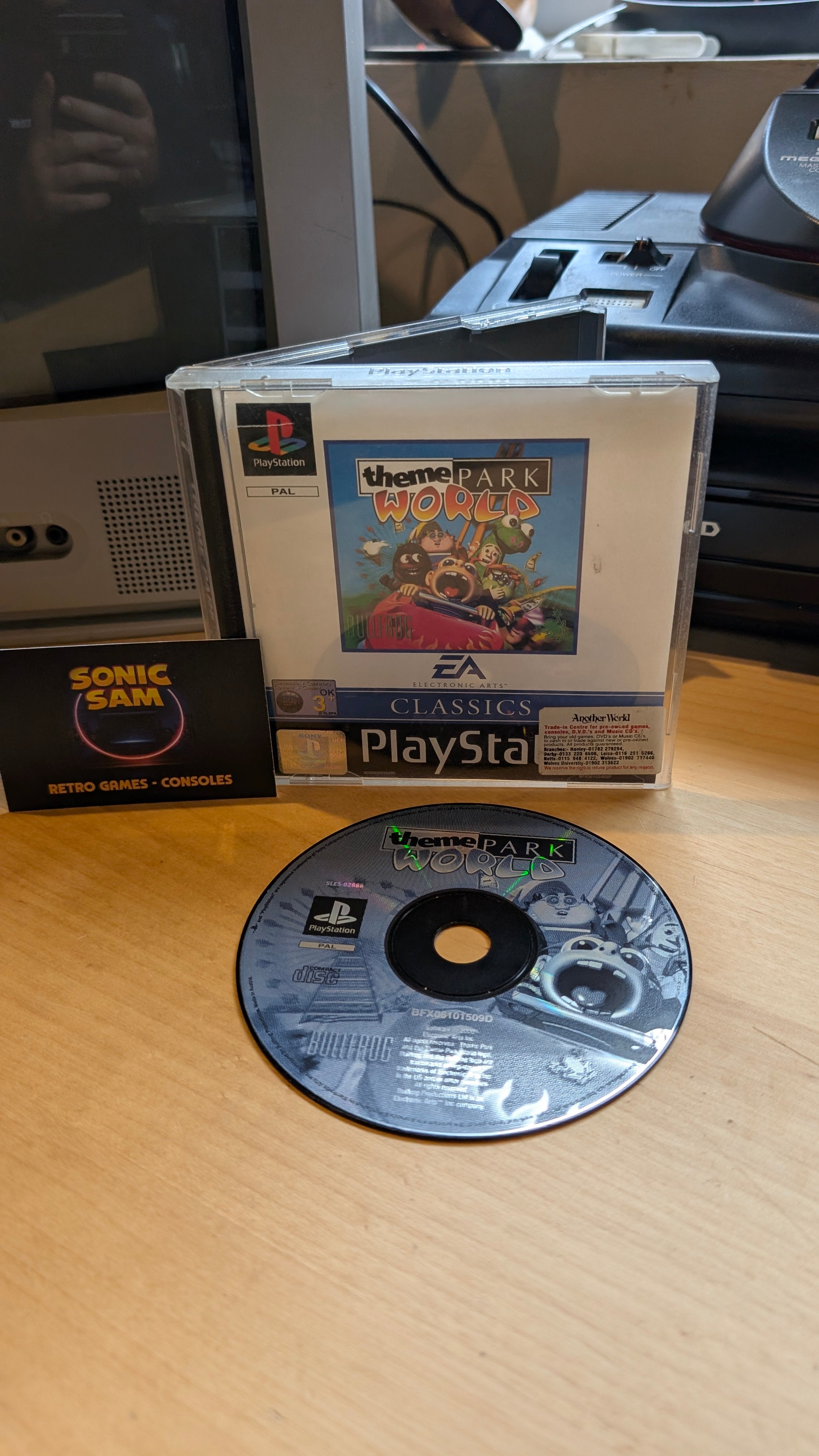 Theme Park World Playstation 1 - Boxed No Manual - Tested & Working
