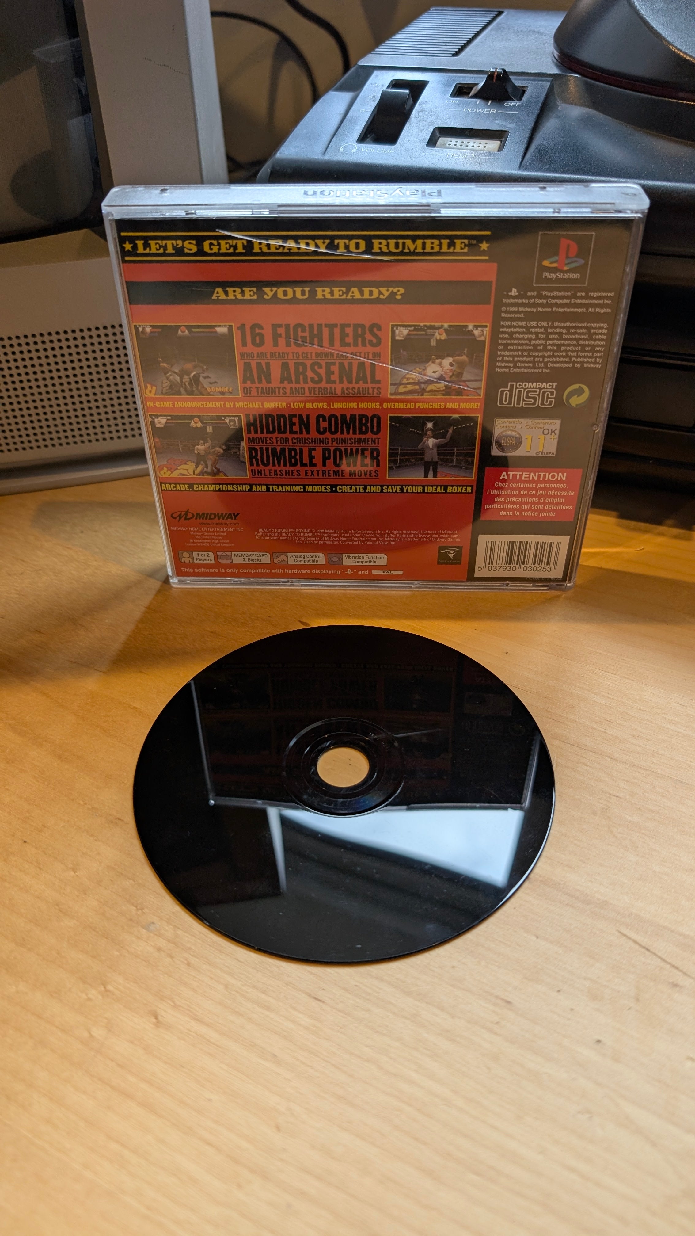 Ready to Rumble Playstation 1 - Boxed No Manual - Tested & Working