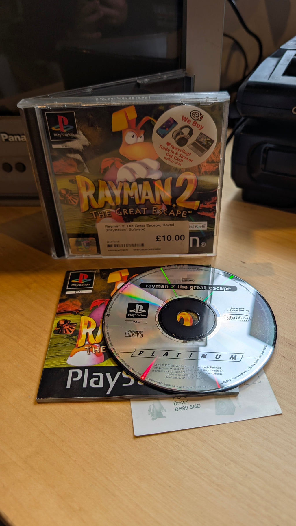 Rayman 2 Playstation 1 - CIB - Tested & Working