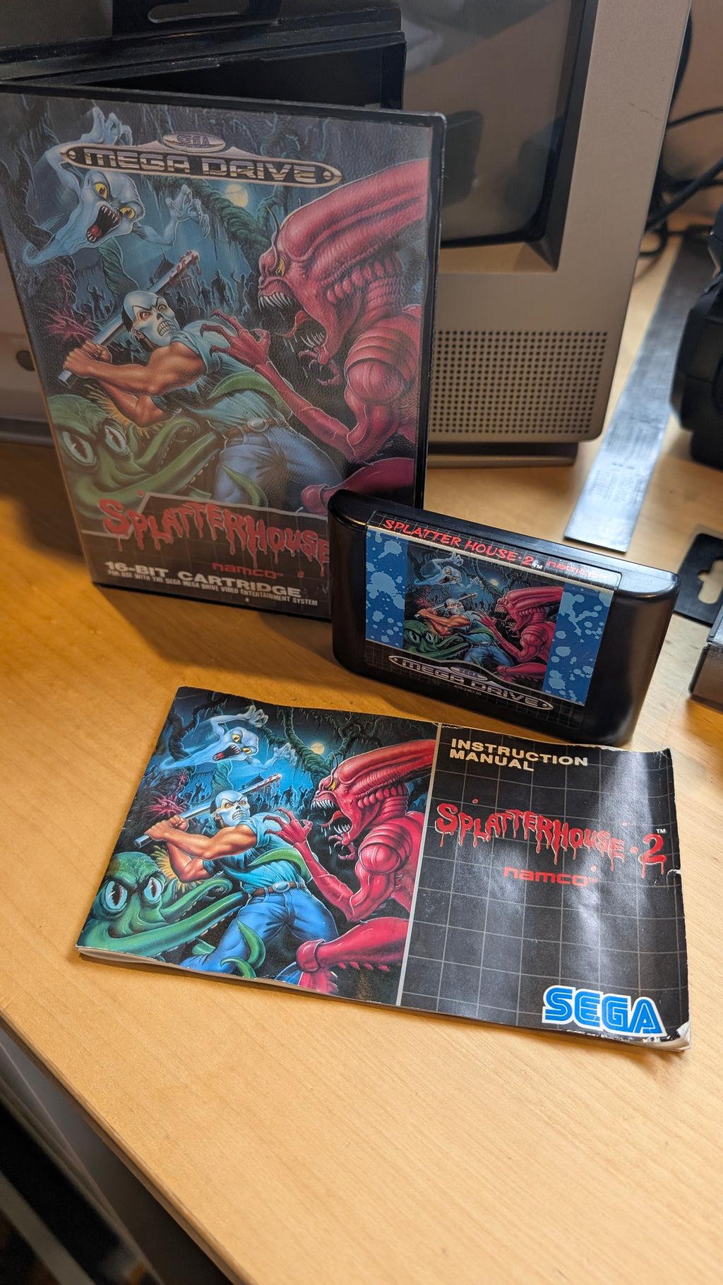 Splatterhouse 2  - Sega Mega Drive - CIB - Tested & Working
