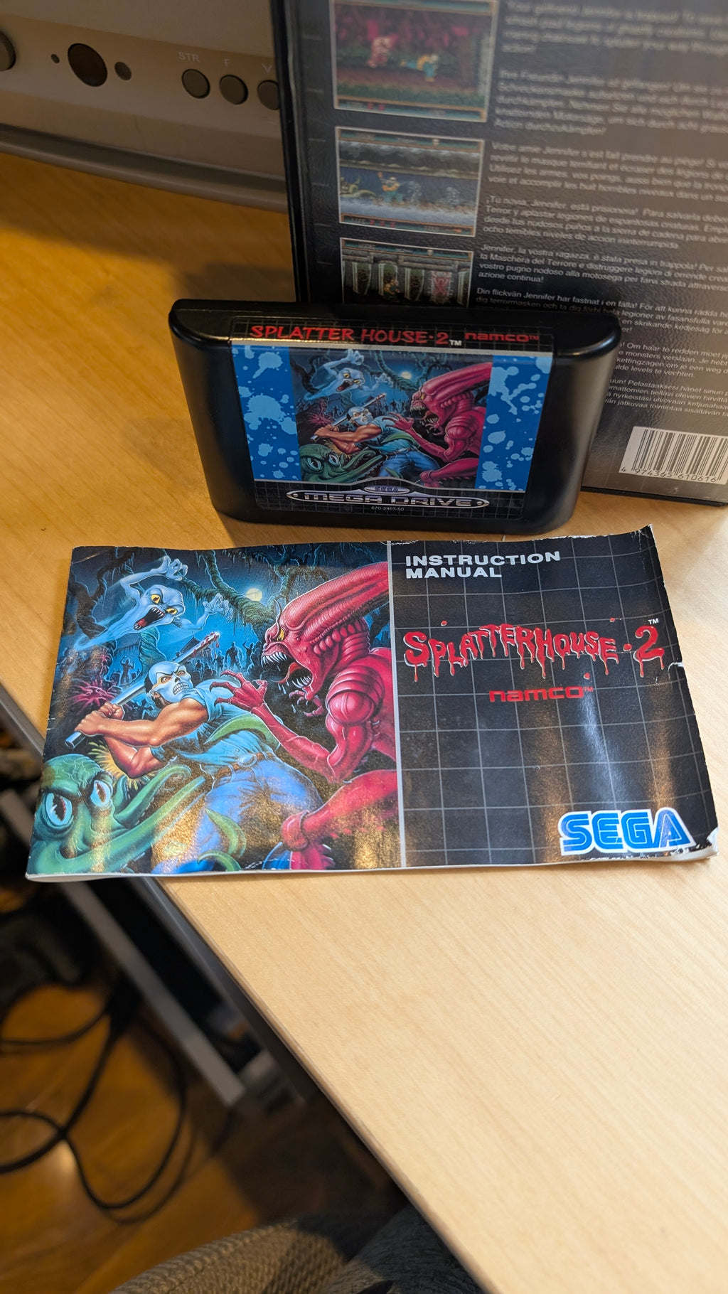 Splatterhouse 2  - Sega Mega Drive - CIB - Tested & Working