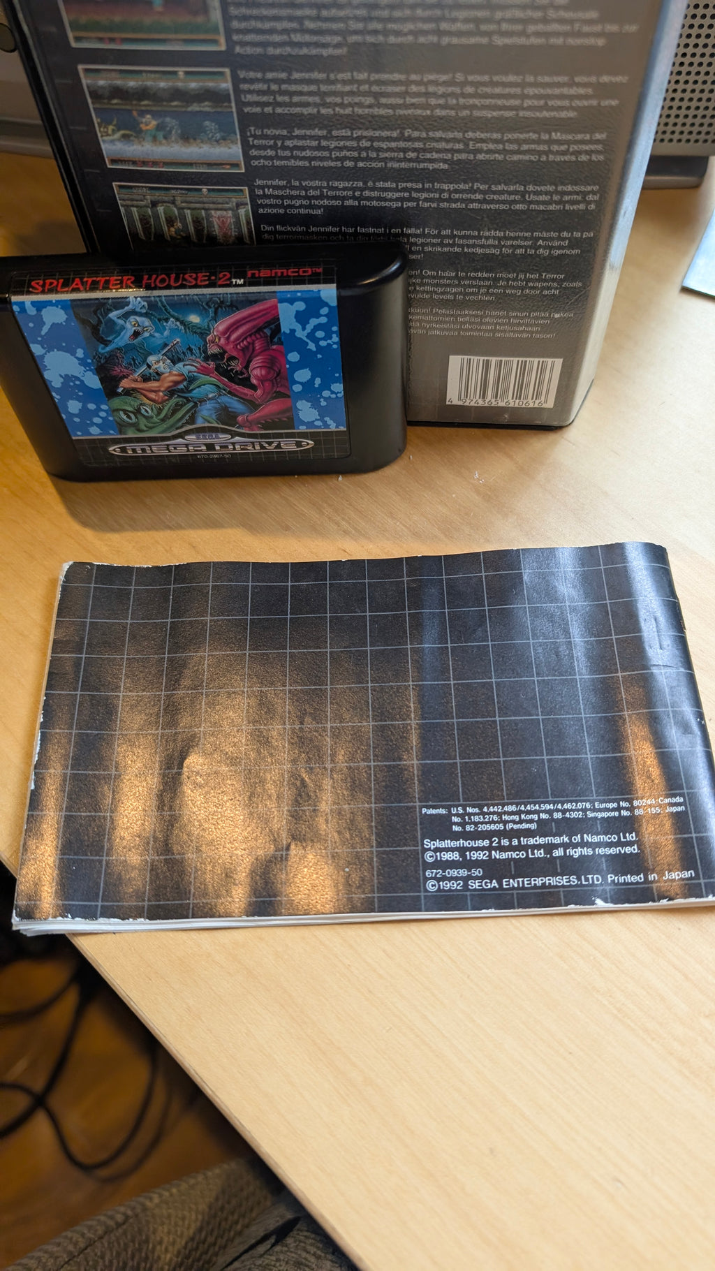 Splatterhouse 2  - Sega Mega Drive - CIB - Tested & Working