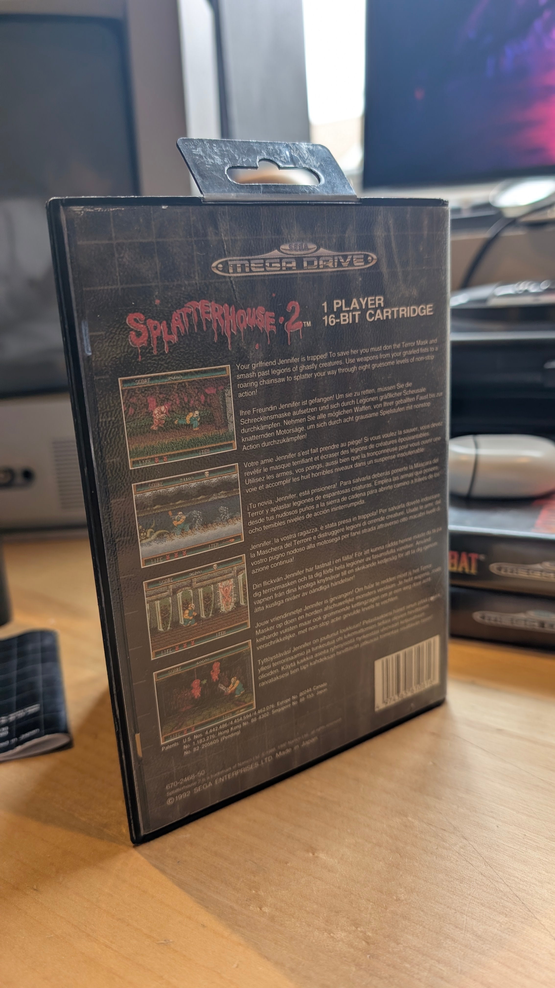 Splatterhouse 2  - Sega Mega Drive - CIB - Tested & Working