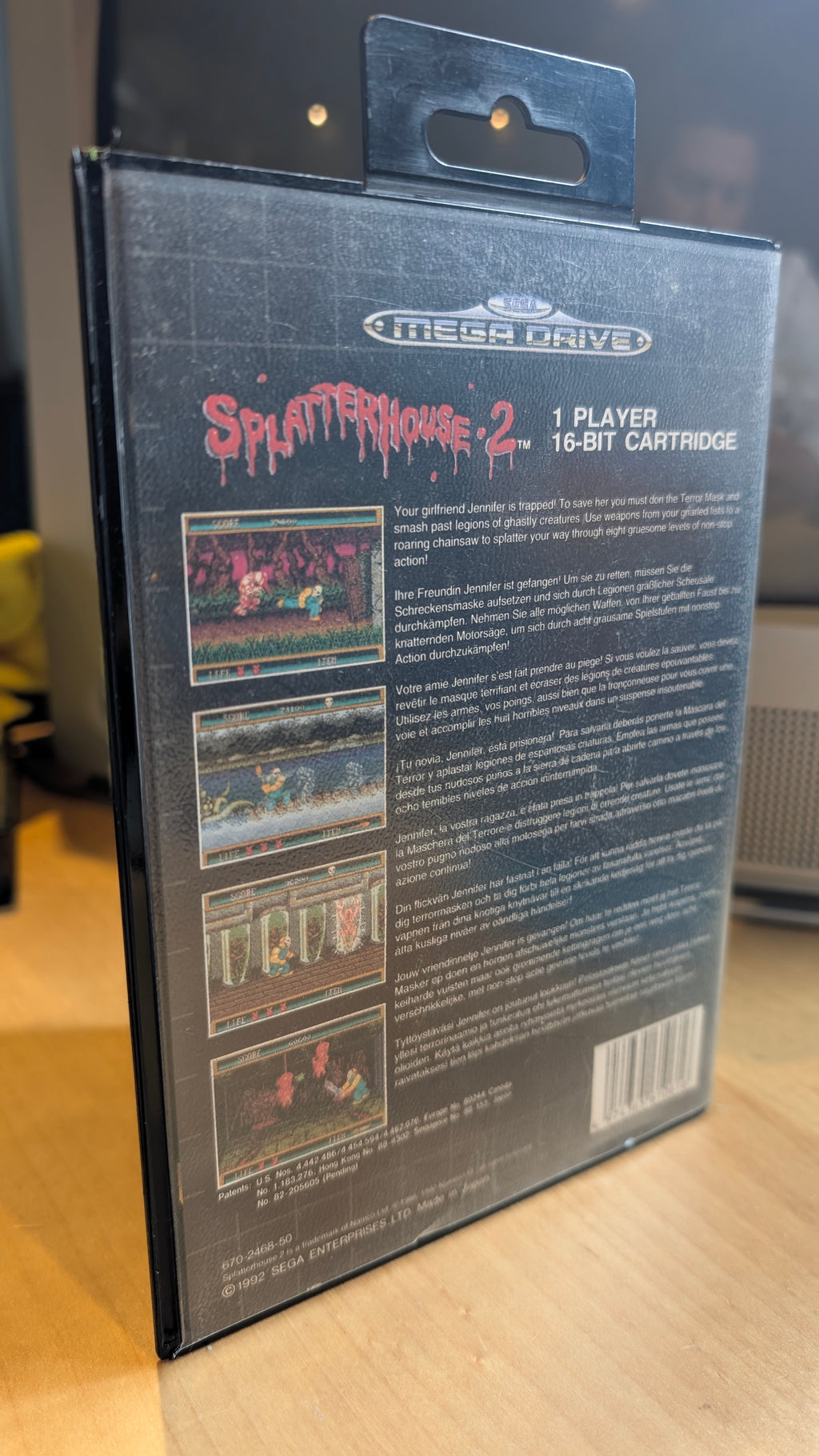Splatterhouse 2  - Sega Mega Drive - Boxed No Manual - Tested & Working