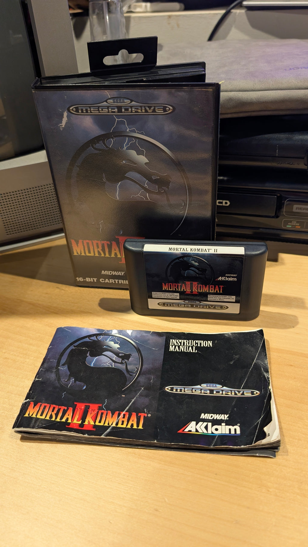 Mortal Kombat II - Sega Mega Drive - CIB - Tested & Working