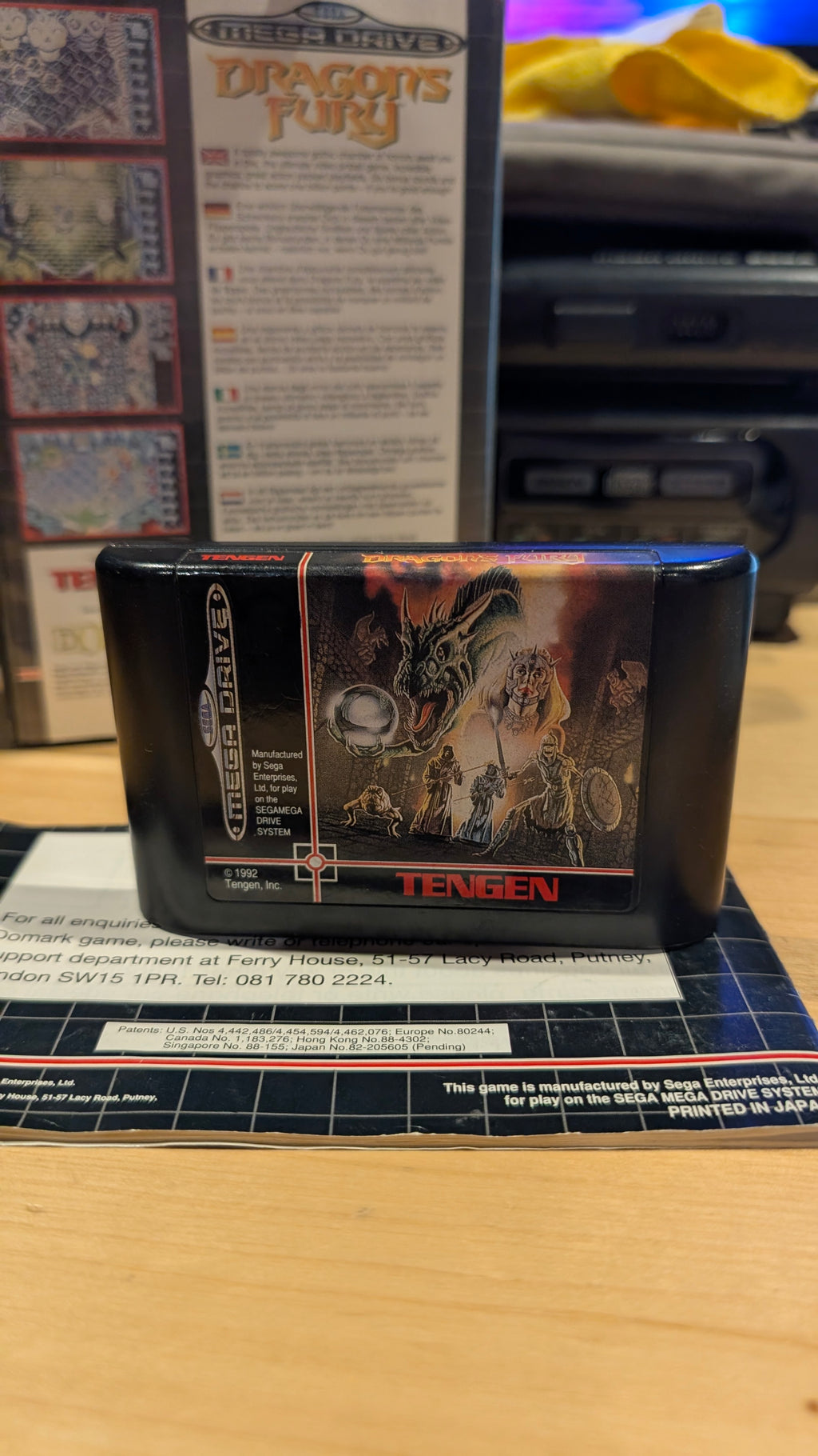 Dragon’s Fury - Sega Mega Drive - CIB - VGC - Tested & Working