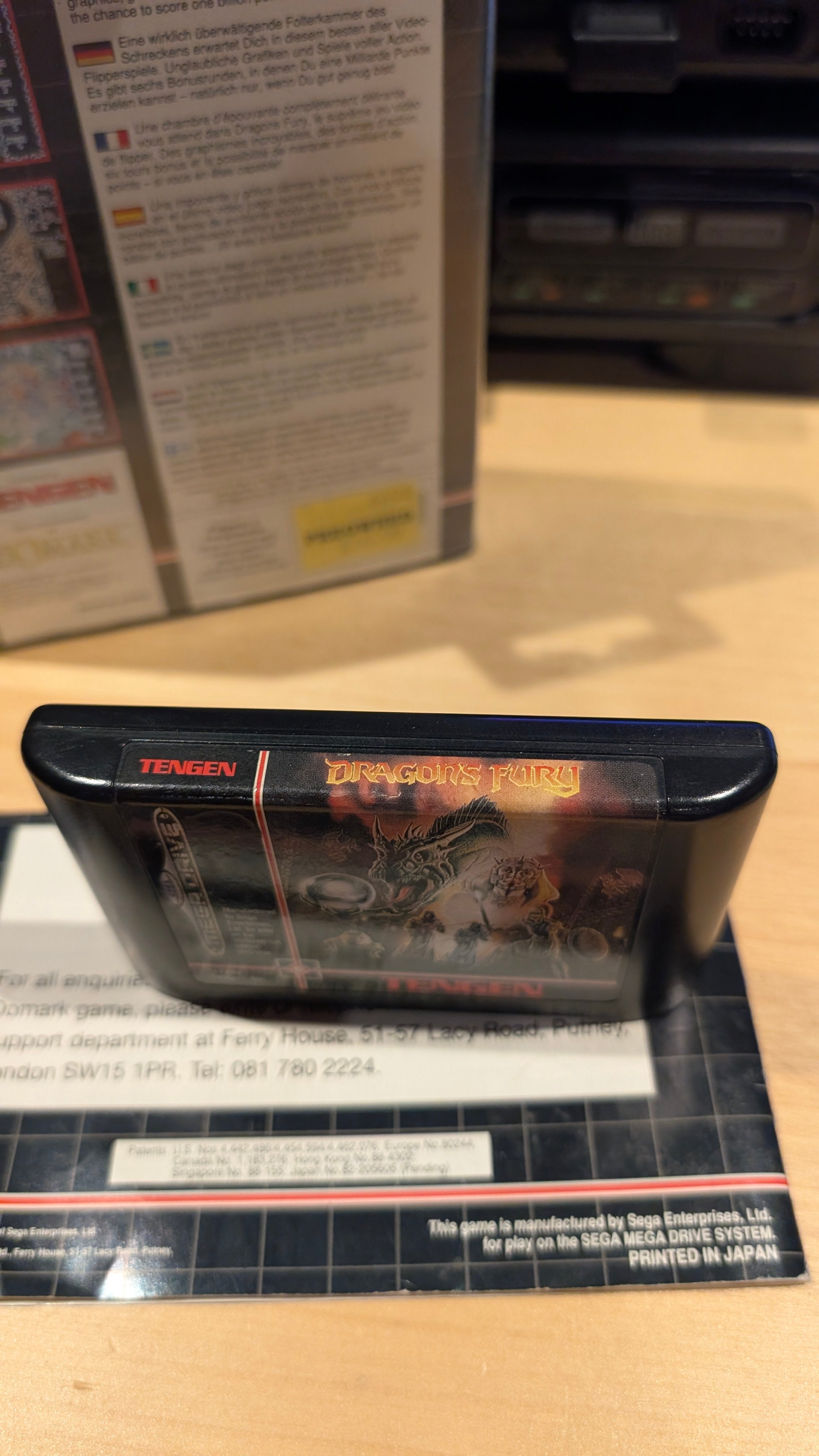Dragon’s Fury - Sega Mega Drive - CIB - VGC - Tested & Working